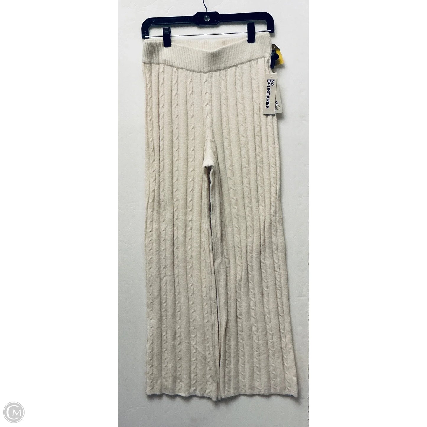 Top 2pc Long Sleeve By No Boundaries In Cream, Size: S
