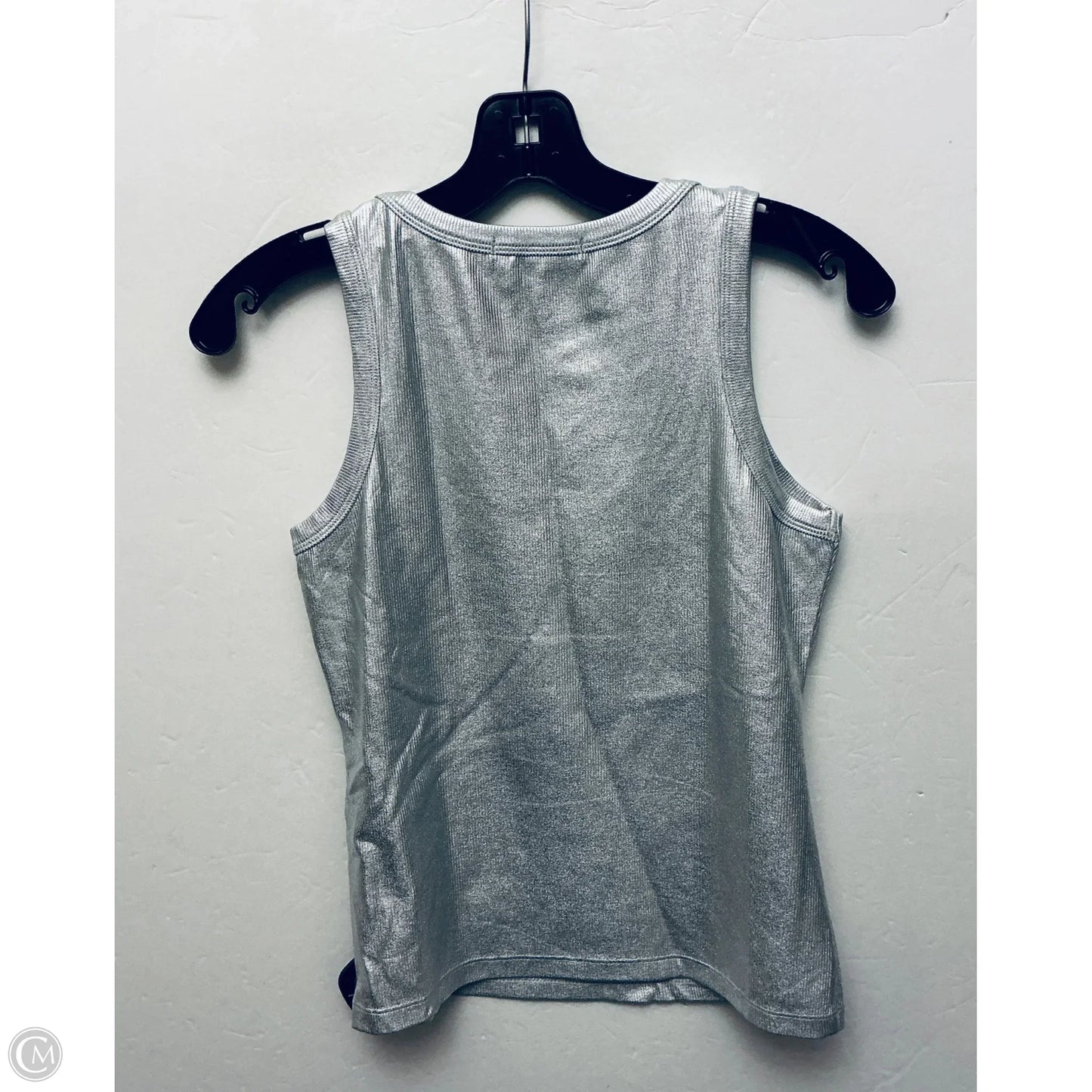 Top Sleeveless By Boston Proper In Silver, Size: Xs