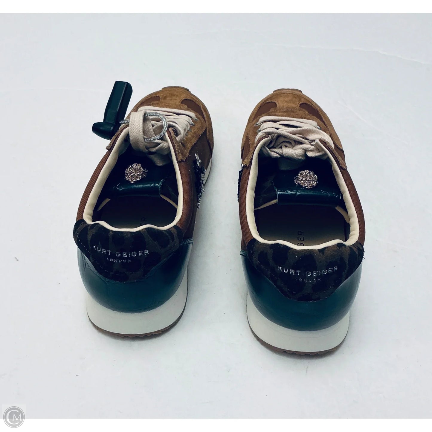 Shoes Designer By Kurt Geiger In Brown & Green, Size: 9