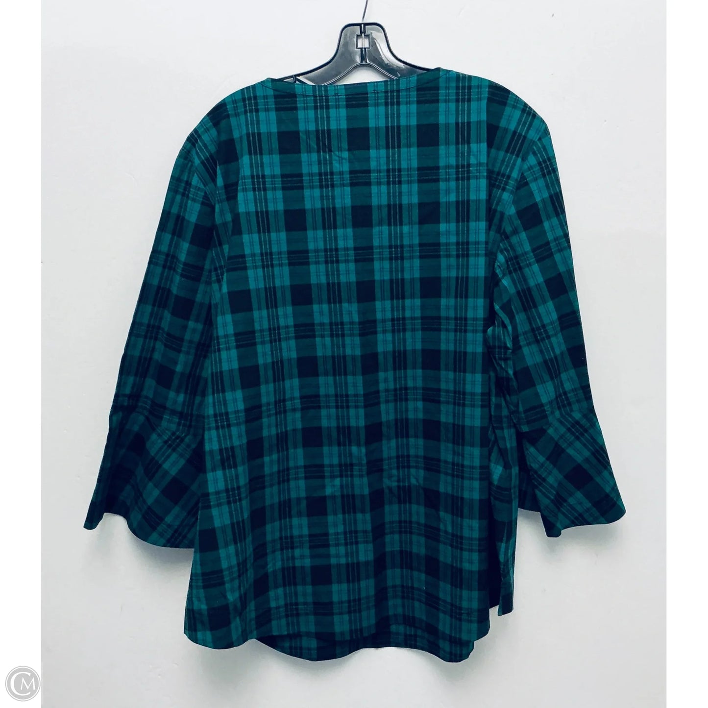 Top Short Sleeve By Draper James In Green, Size: Xxl