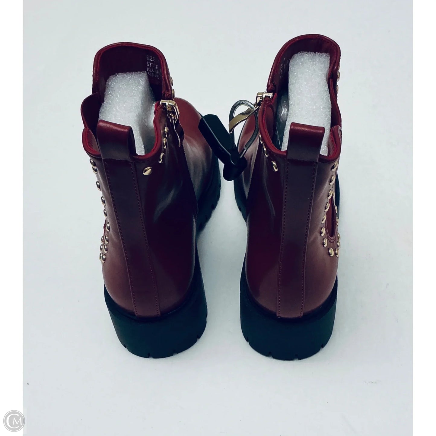 Boots Ankle Flats By Cme In Red, Size: 7