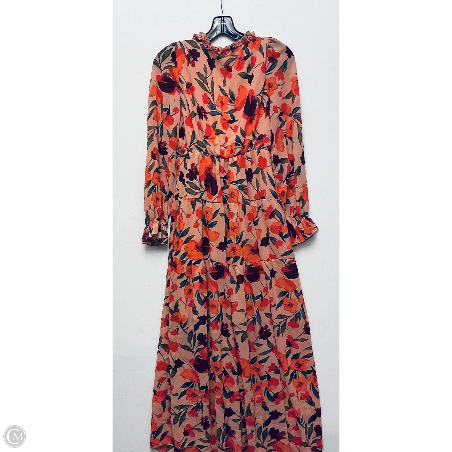 Dress Casual Maxi By Cme In Floral Print, Size: S