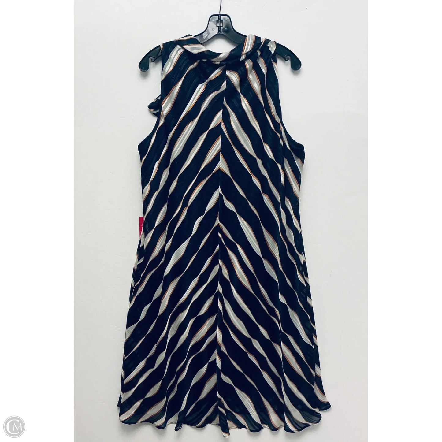 Dress Casual Short By Signature By Robbie Bee In Navy, Size: 1x