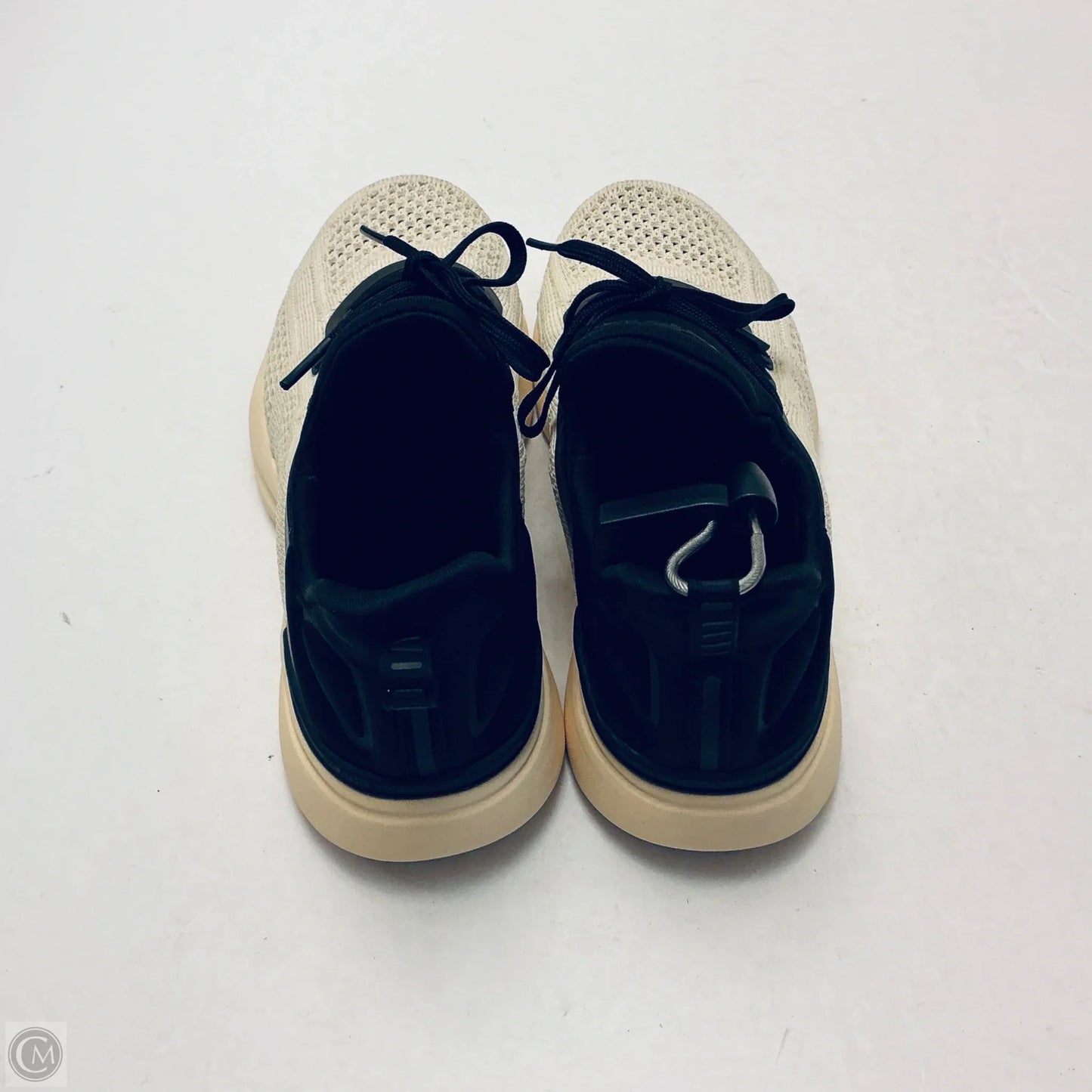 Shoes Designer By Apl In Black & Tan, Size: 7.5