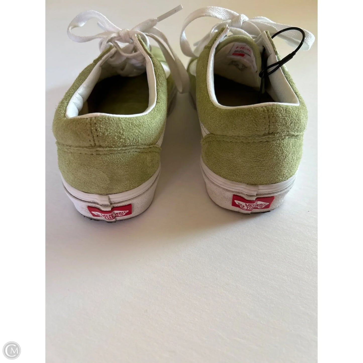 Shoes Flats By Vans In Green, Size: 8