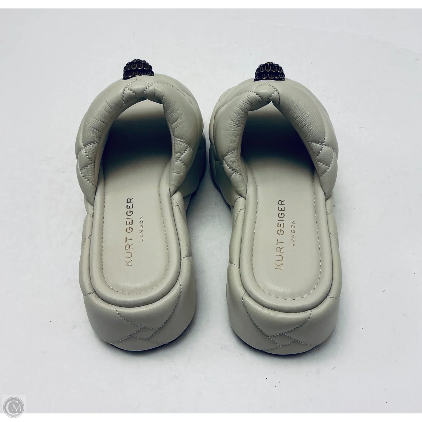 Sandals Designer By Kurt Geiger In Cream, Size: 7.5