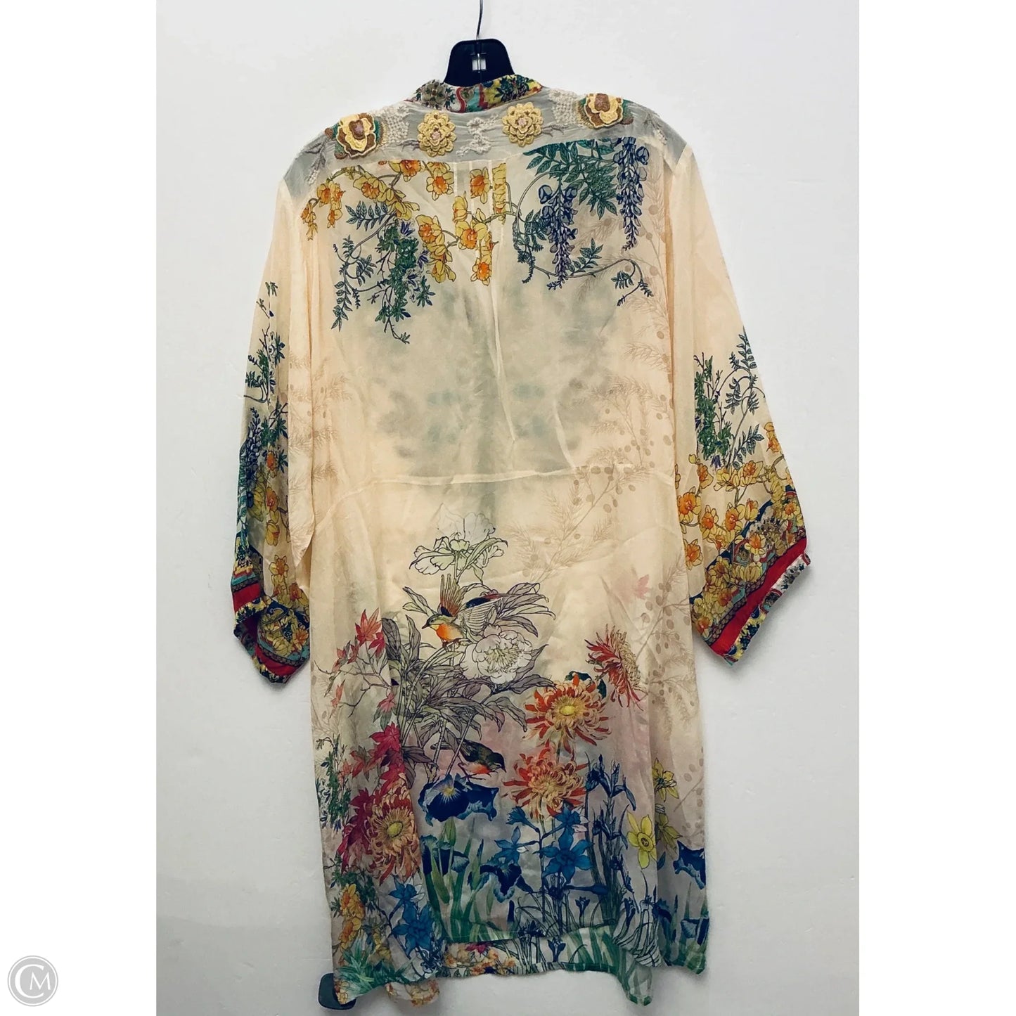 Dress Casual Midi By Johnny Was In Floral Print, Size: Xl