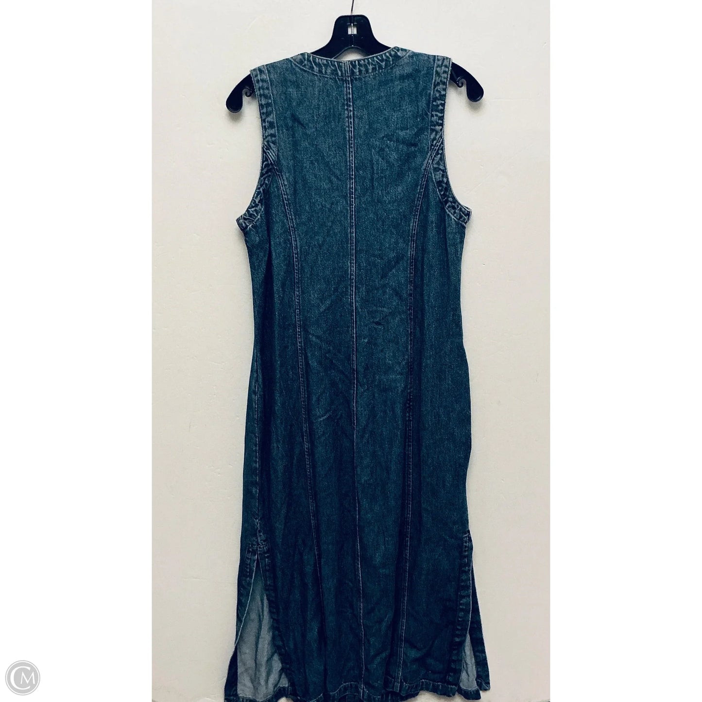 Dress Casual Maxi By Cloth & Stone In Blue Denim, Size: M