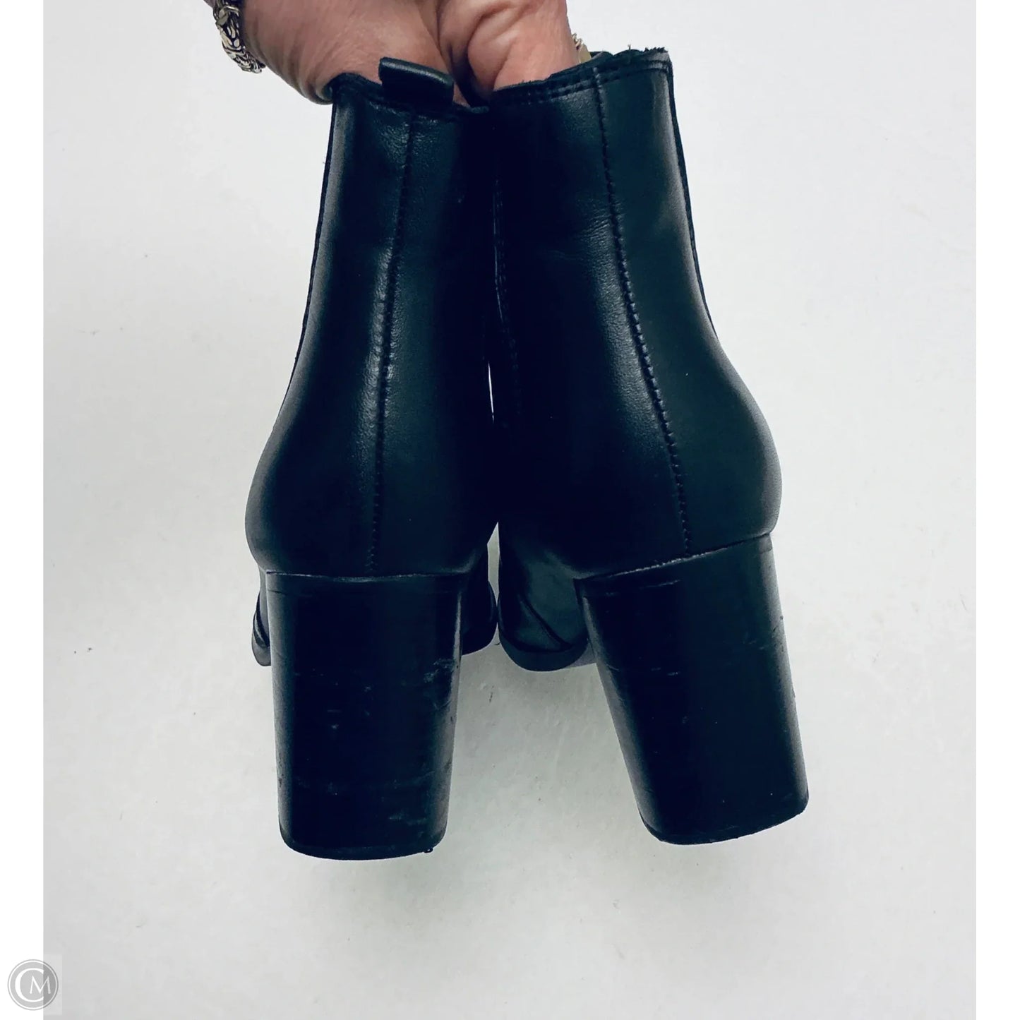 Boots Ankle Heels By Marc Fisher In Black, Size: 7