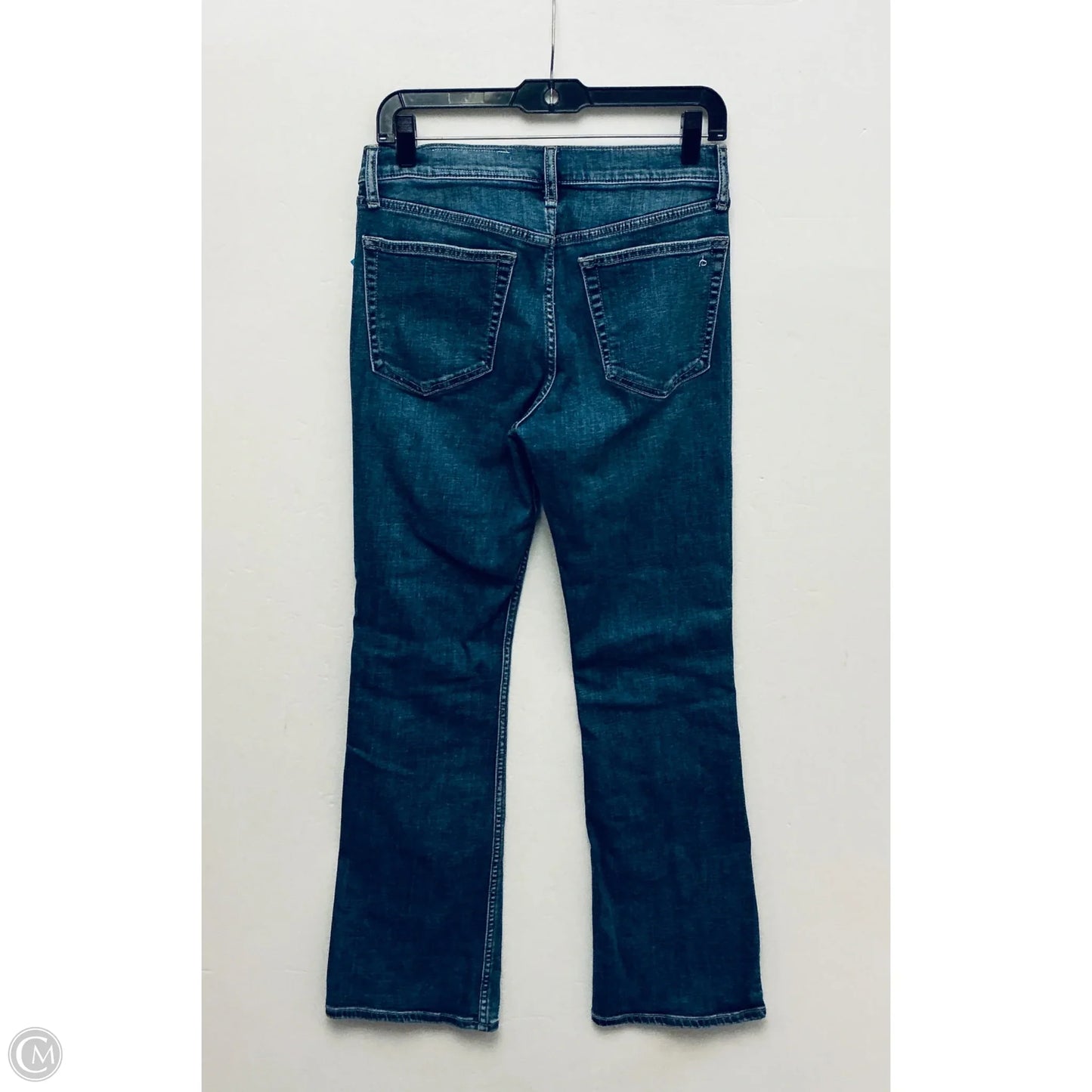 Jeans Boot Cut By Rag And Bone In Blue Denim, Size: 4