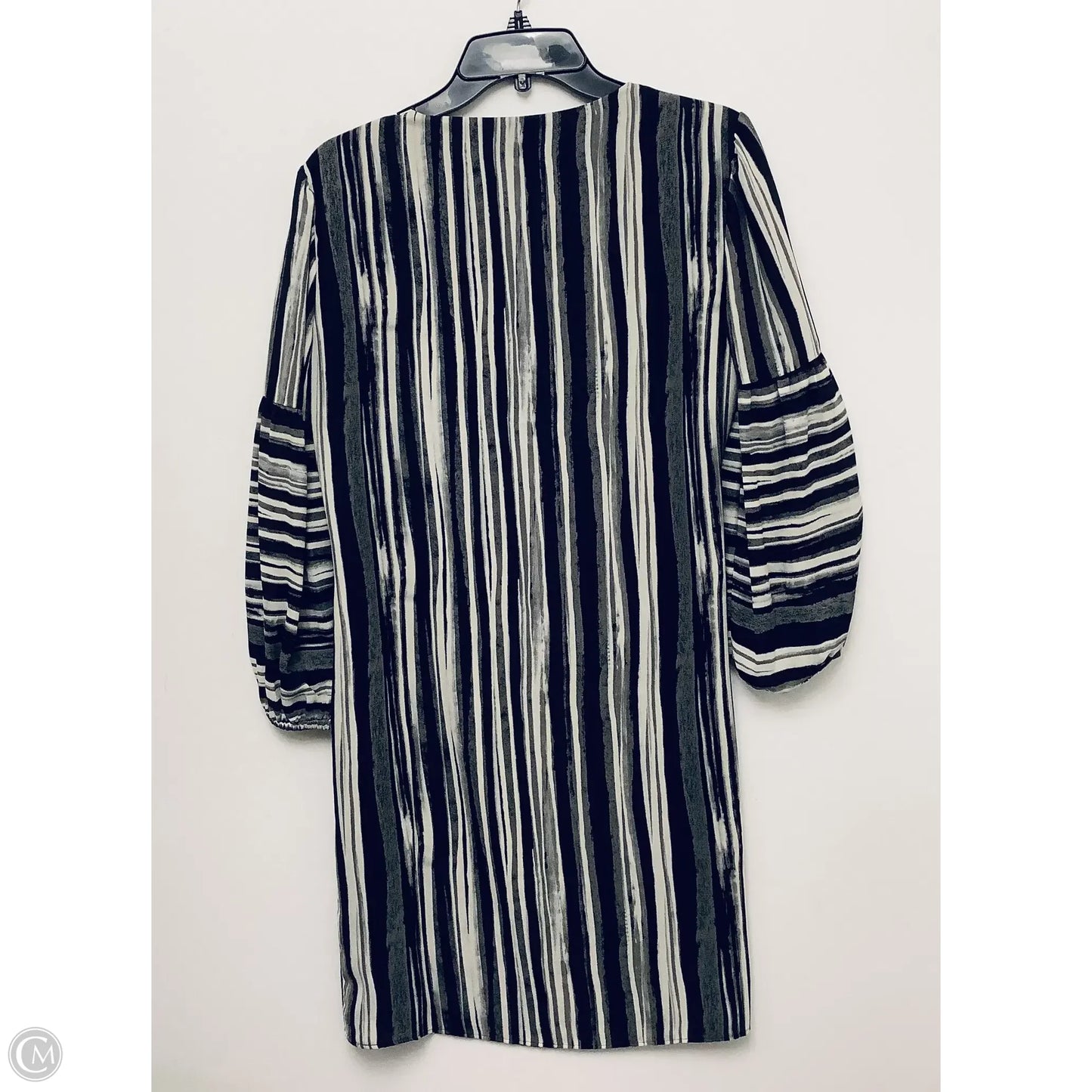 Dress Designer By Halston In Striped Pattern, Size: M