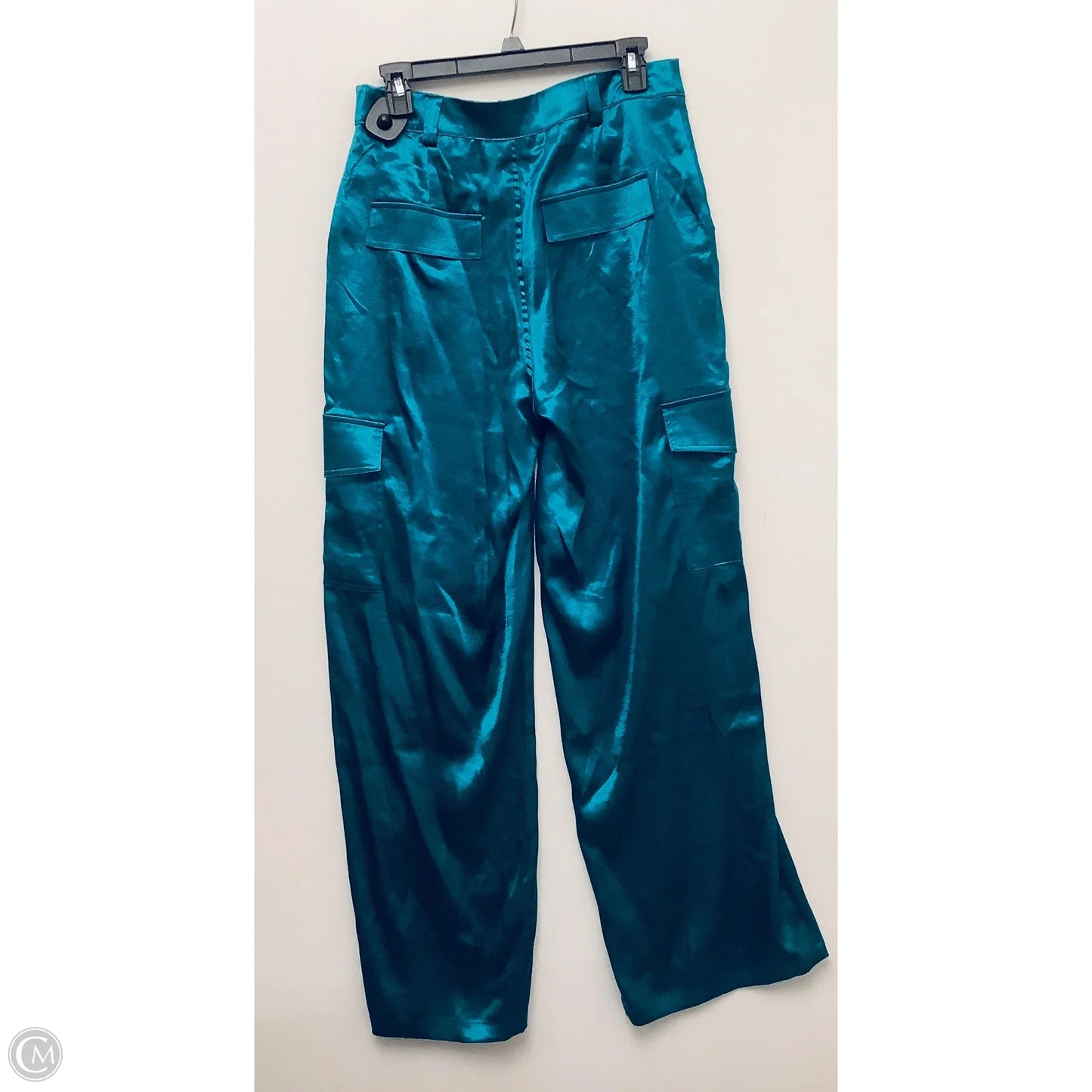 Pants Wide Leg By Double Zero In Teal, Size: M