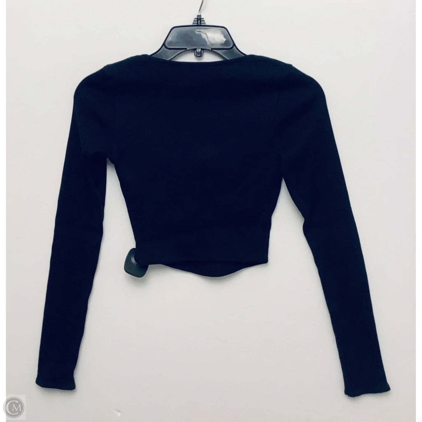 Top Long Sleeve By Zara In Black, Size: S
