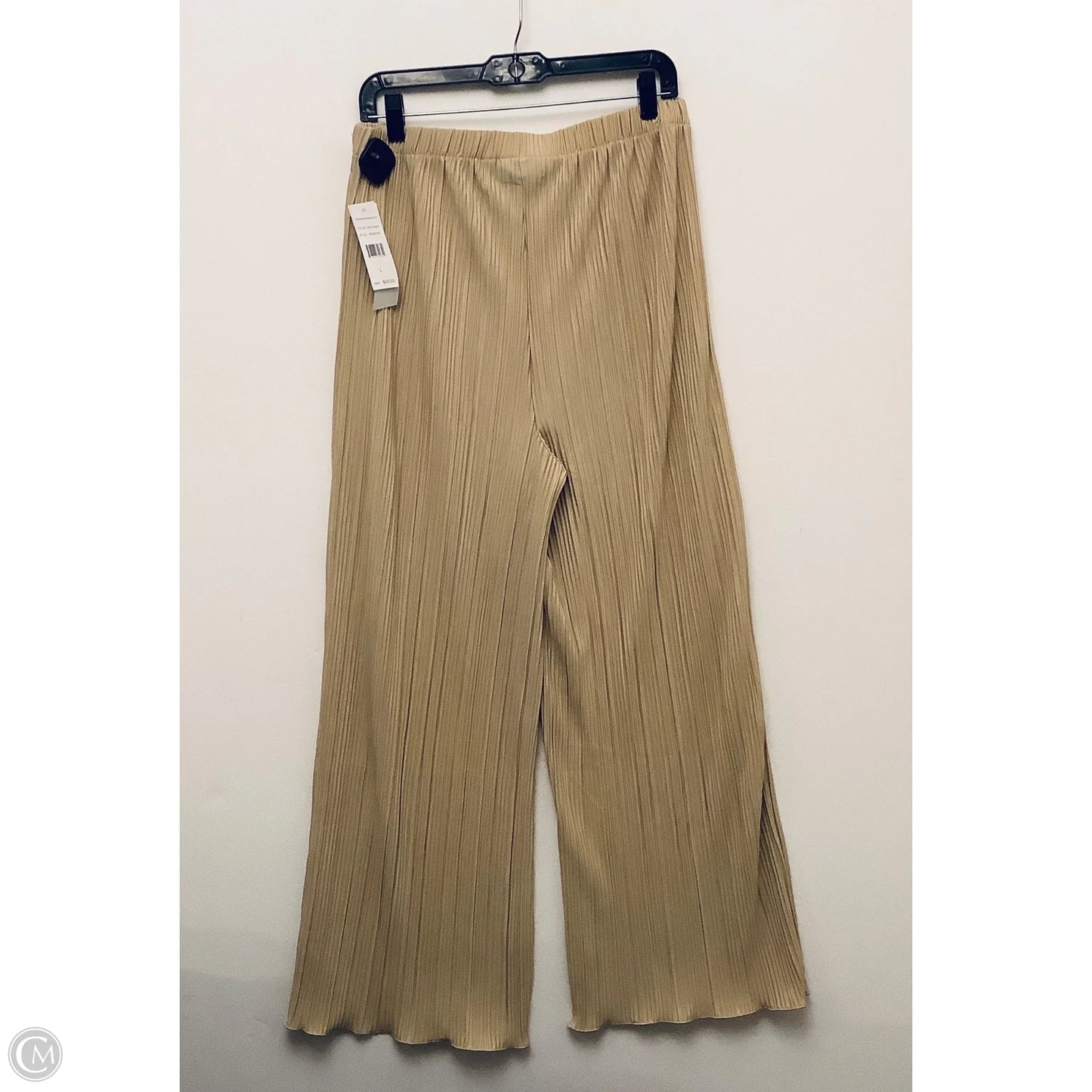 Pants Wide Leg By Rafaella In Tan, Size: L