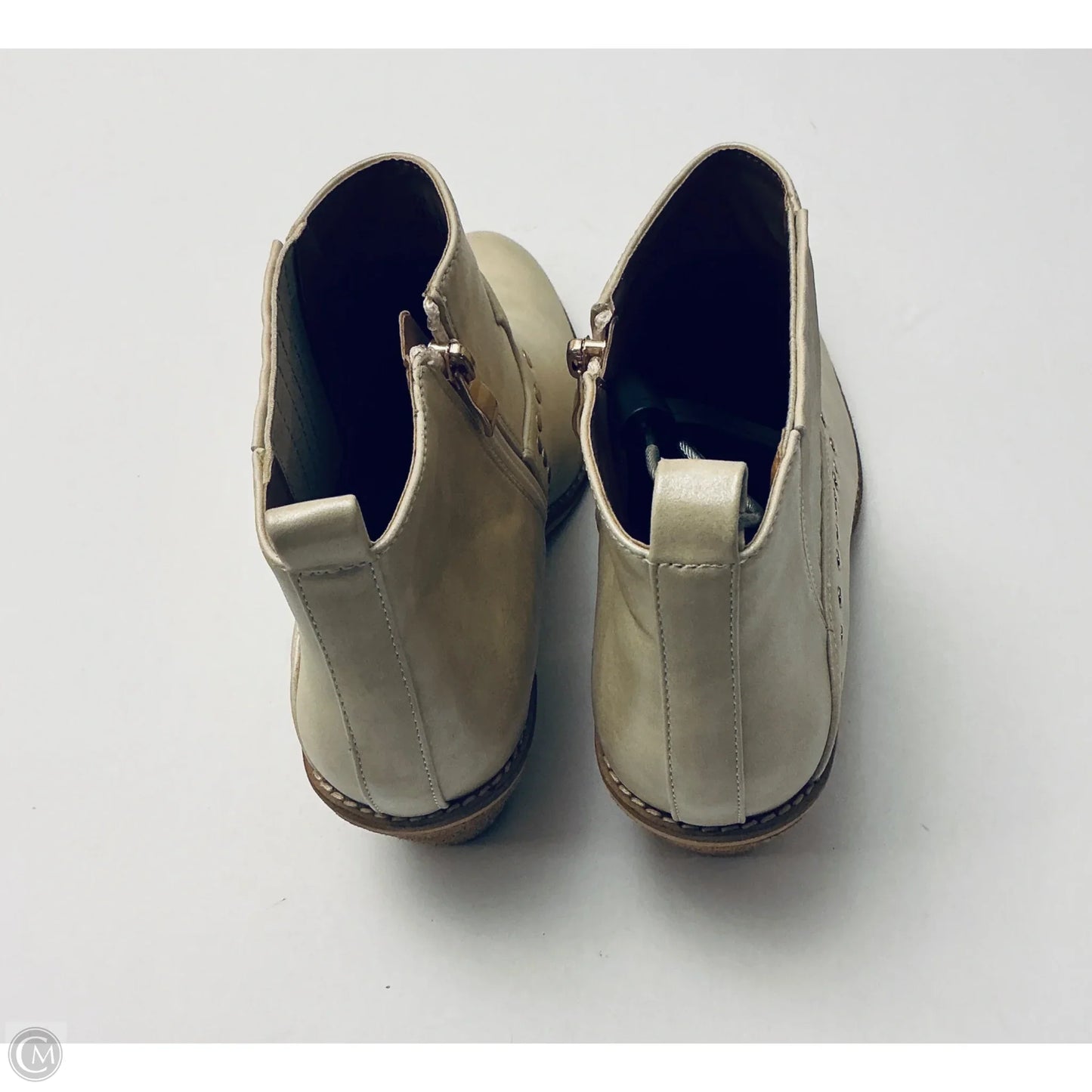 Boots Ankle Heels By Corkys In Beige, Size: 10