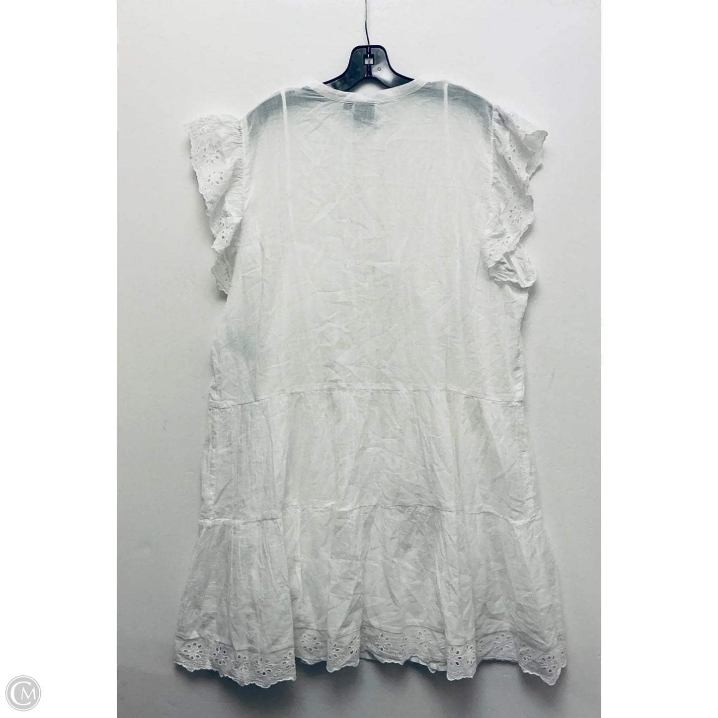 Dress Casual Midi By Gap In White, Size: Xxl