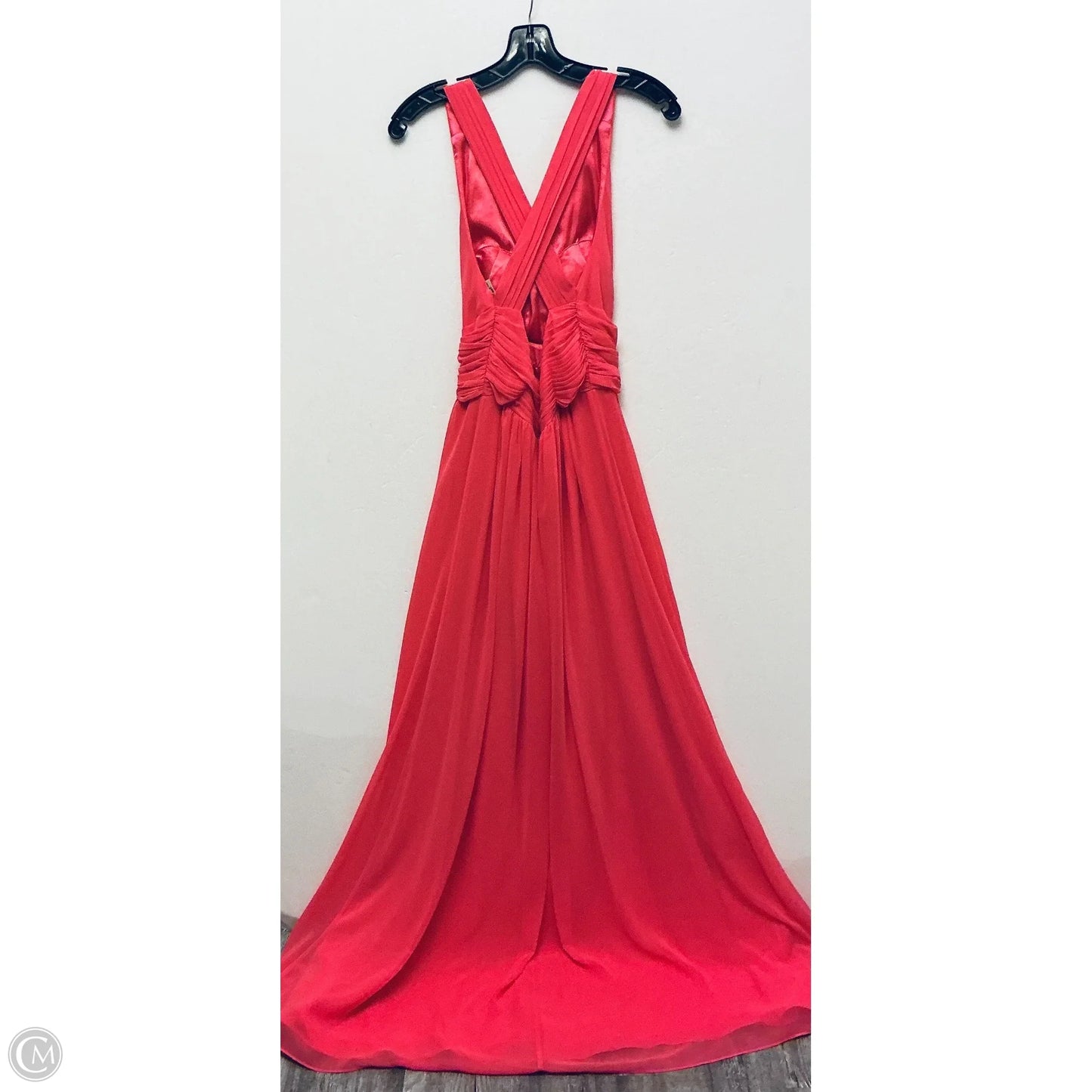 Dress Party Long By Calvin Klein In Pink, Size: S