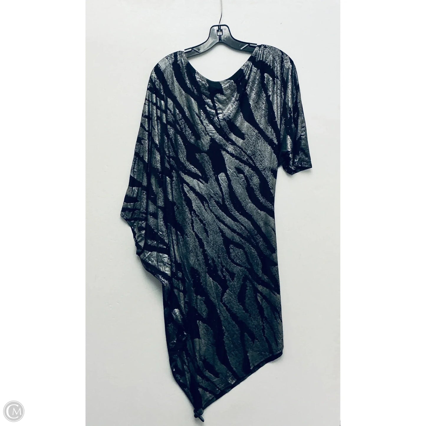 Dress Party Short By Ashley Stewart In Black & Silver, Size: Xxl