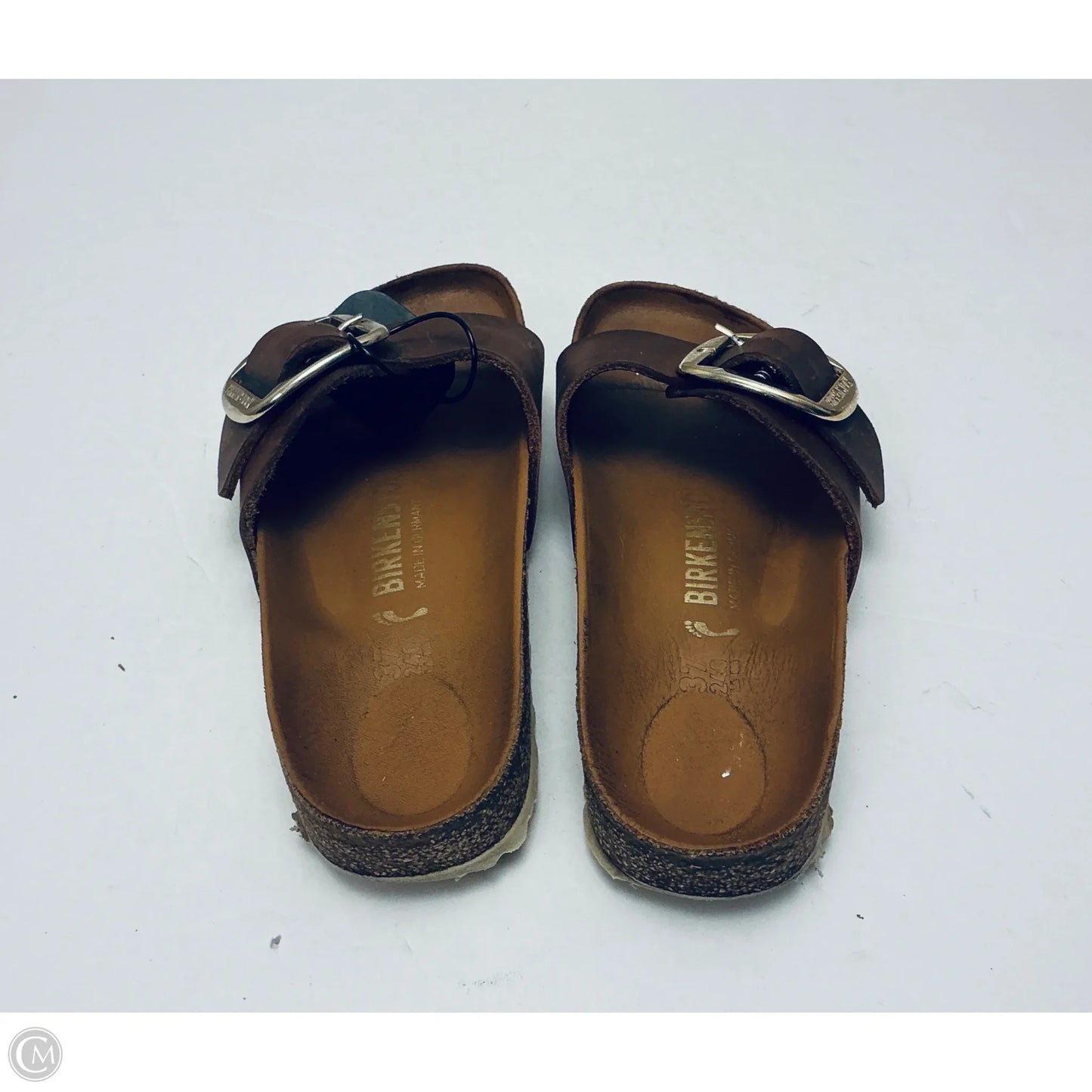 Sandals Flats By Birkenstock In Brown, Size: 6