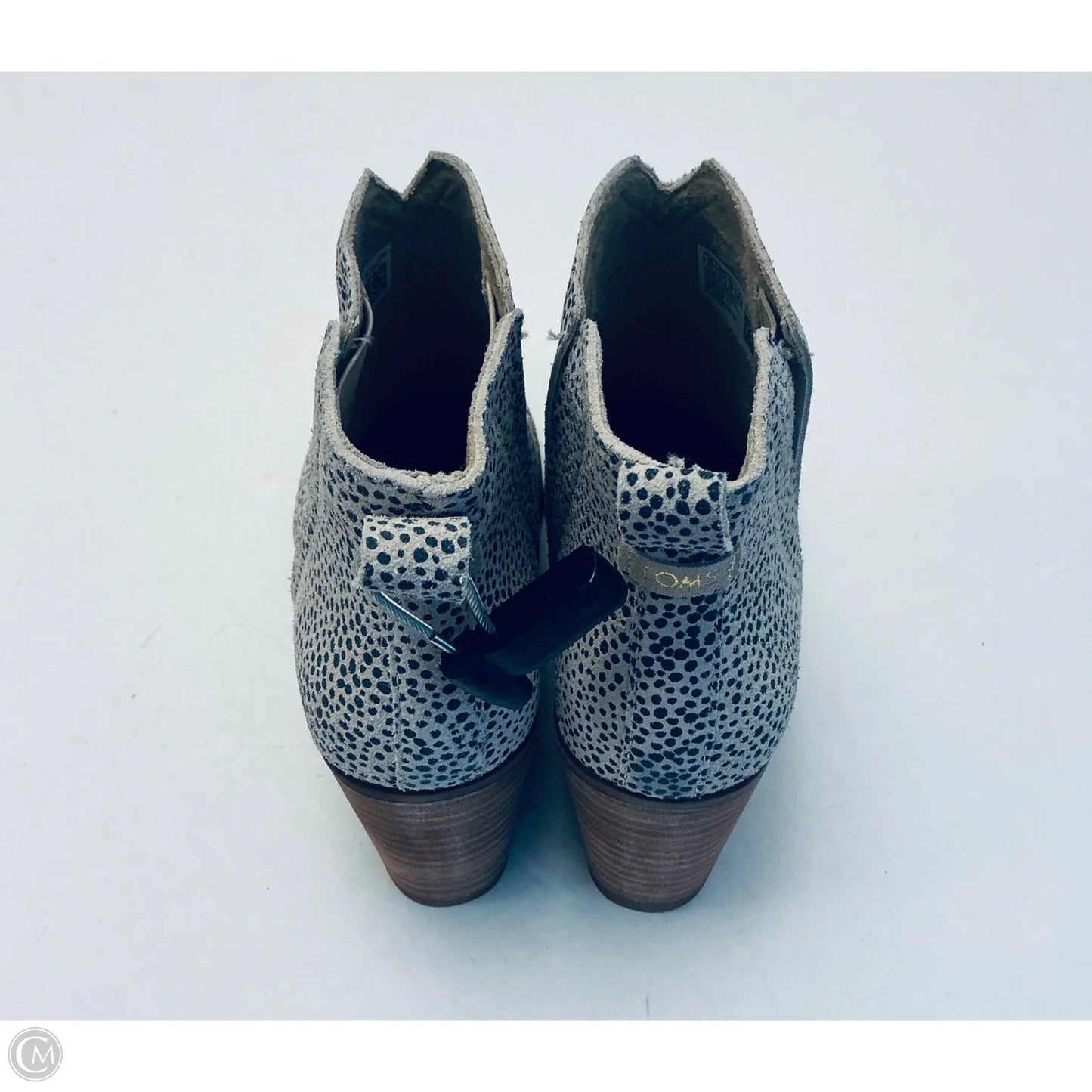 Boots Ankle Heels By Toms In Animal Print, Size: 8.5