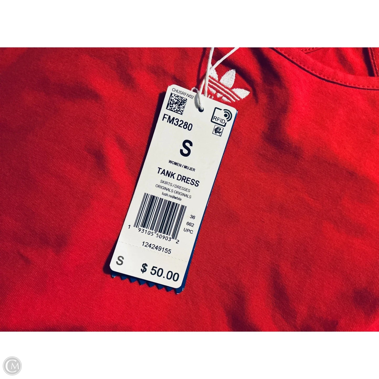 Athletic Dress By Adidas In Red, Size: S