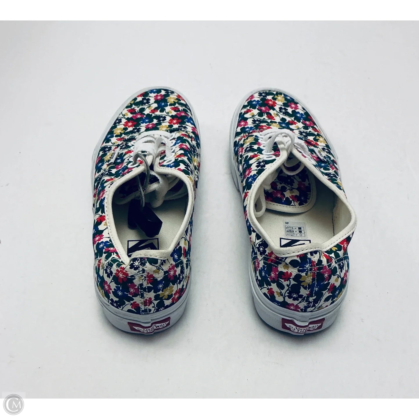 Shoes Sneakers By Vans In Floral Print, Size: 8