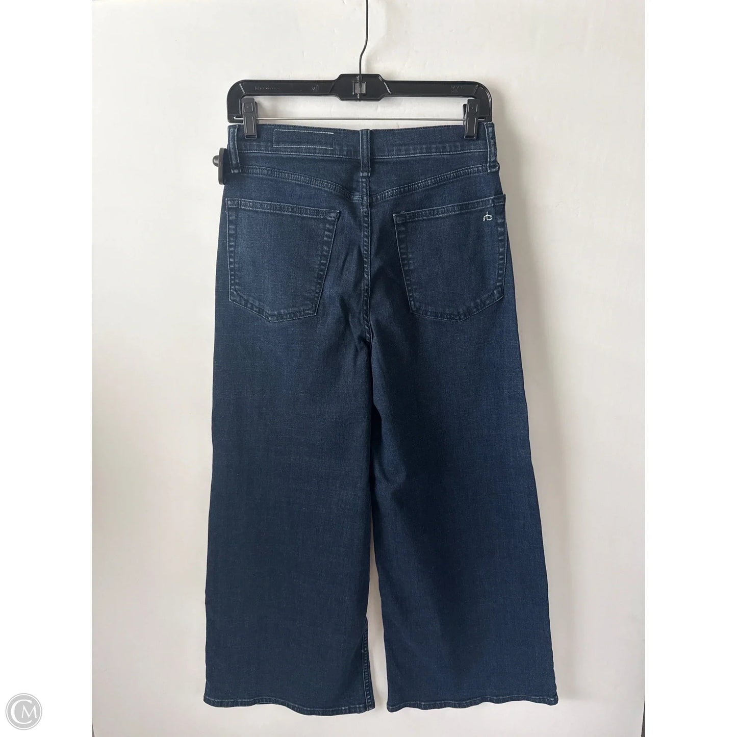 Jeans Wide Leg By Rag And Bone In Blue Denim, Size: 6
