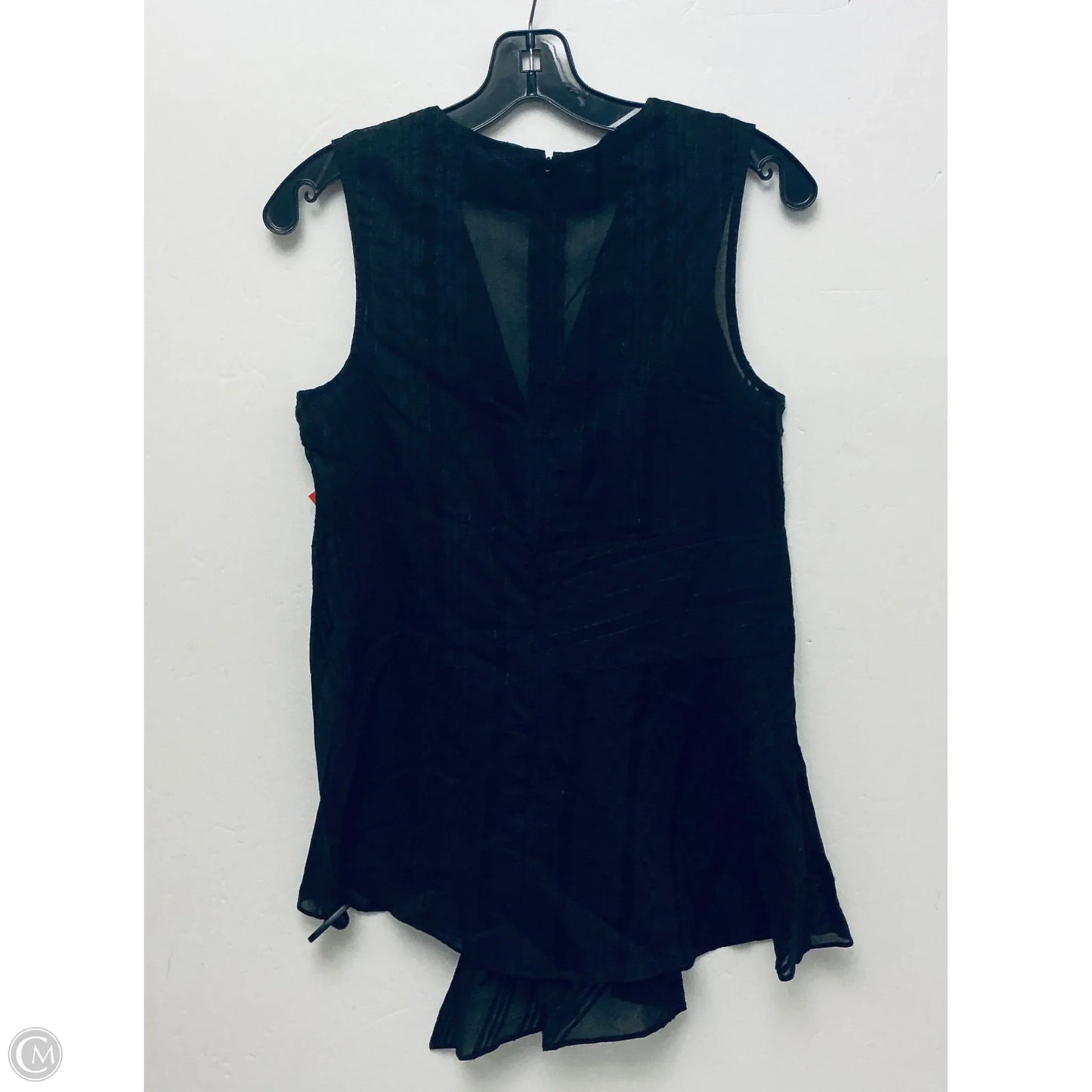 Top Sleeveless By Clothes Mentor In Black, Size: S