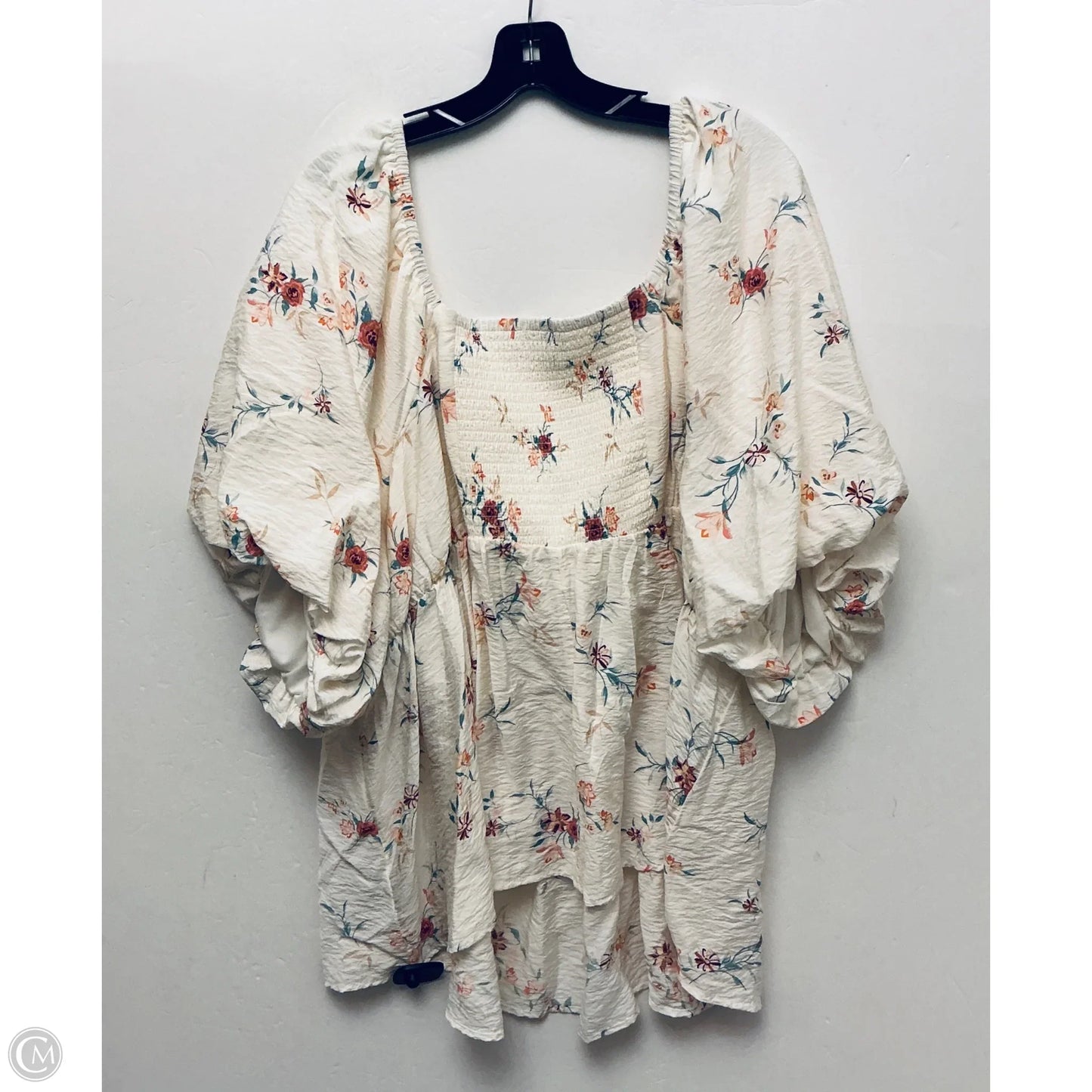 Top Short Sleeve By Torrid In Floral Print, Size: 4x