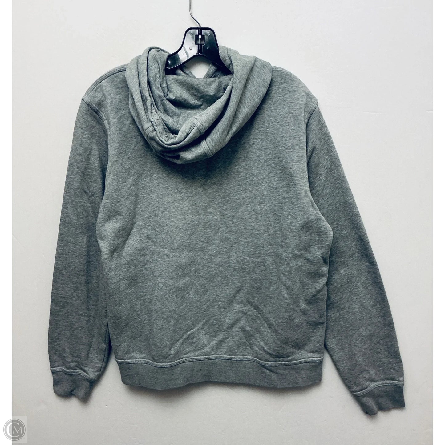 Sweatshirt Hoodie By Nike In Grey, Size: M