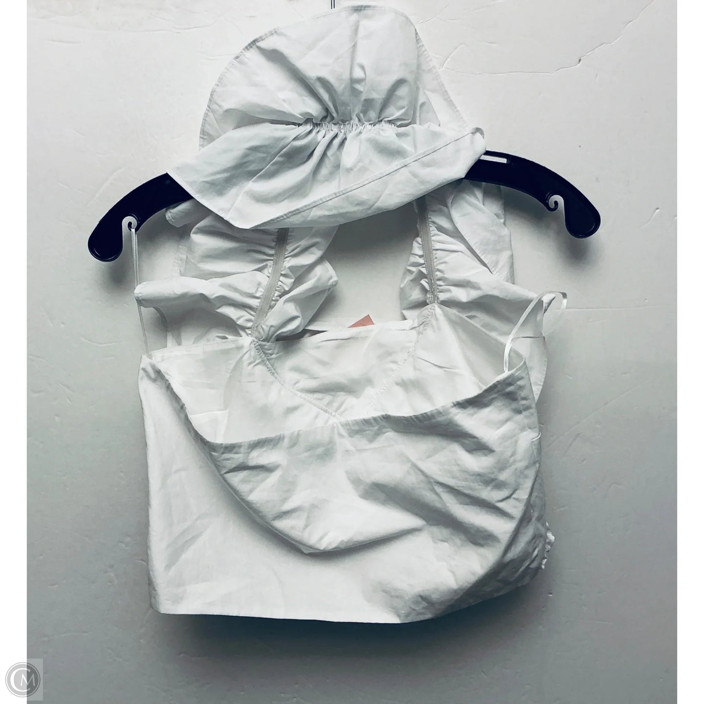 Top Sleeveless By Clothes Mentor In White, Size: M