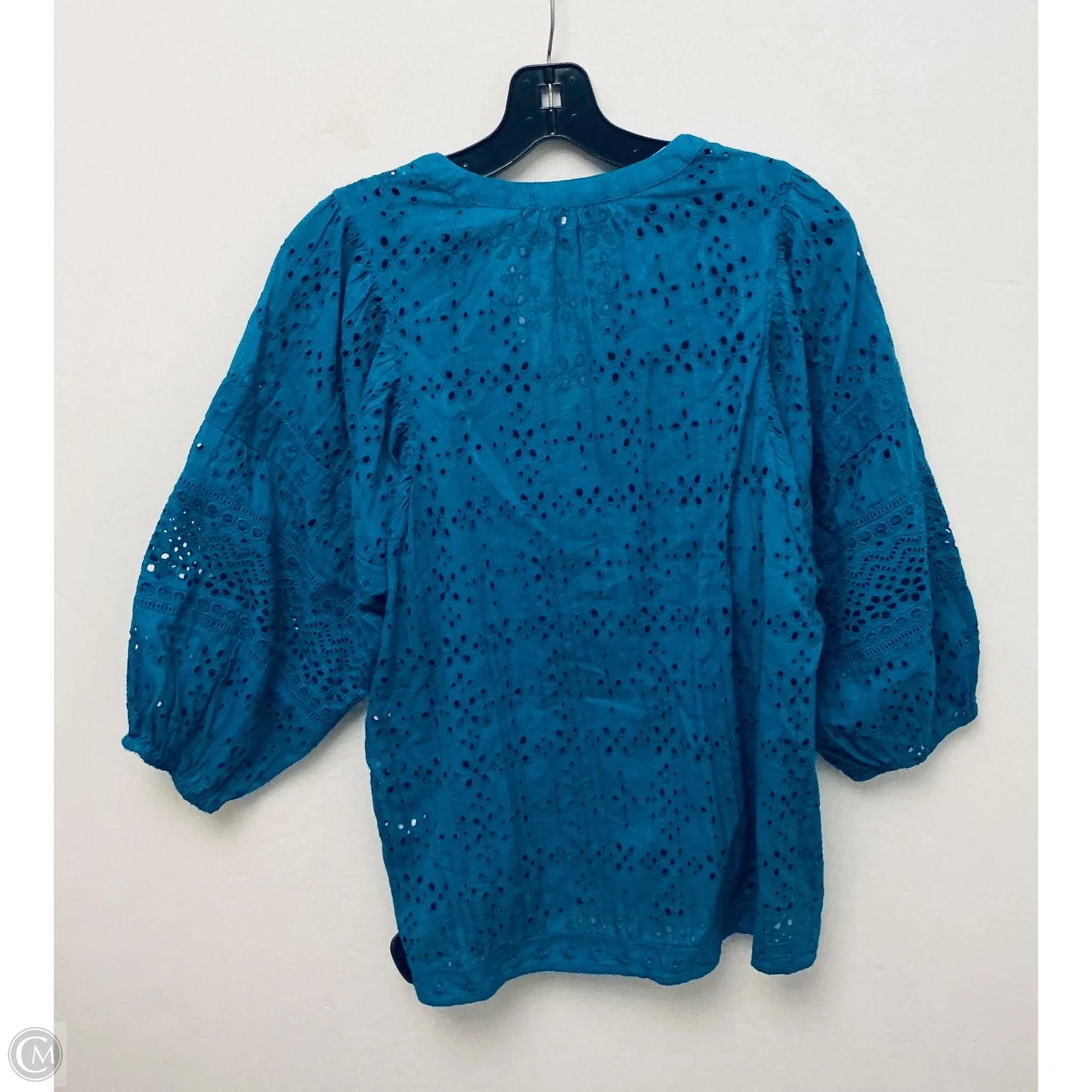 Top Long Sleeve By Sundance In Blue, Size: M