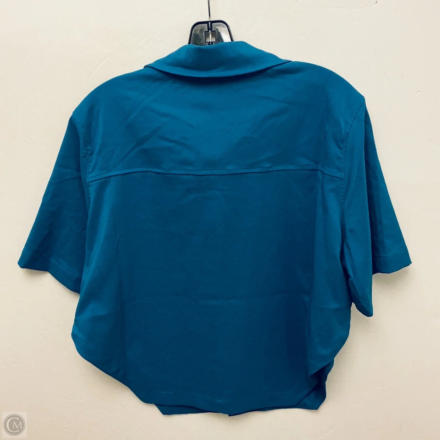Top Short Sleeve Luxury Designer By Jordan In Blue, Size: L