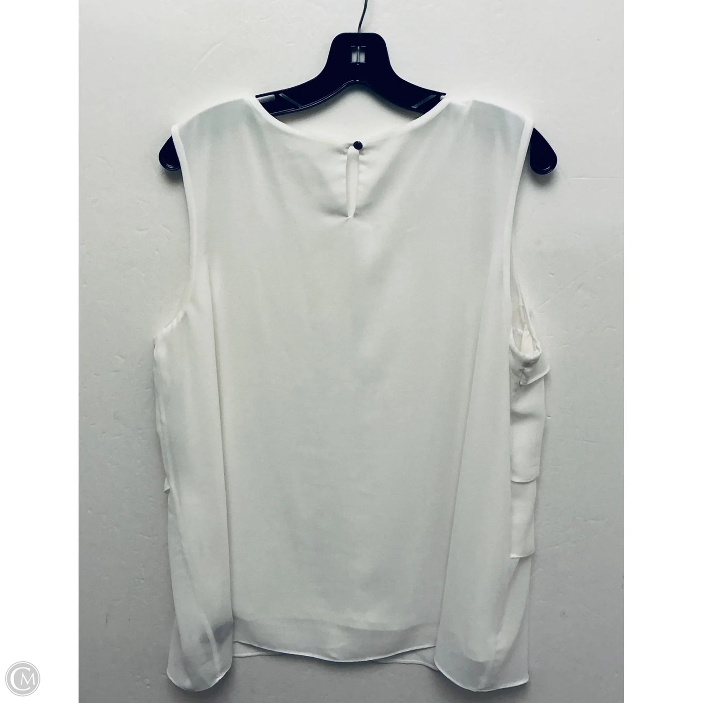 Top Sleeveless By Calvin Klein In White, Size: Xl