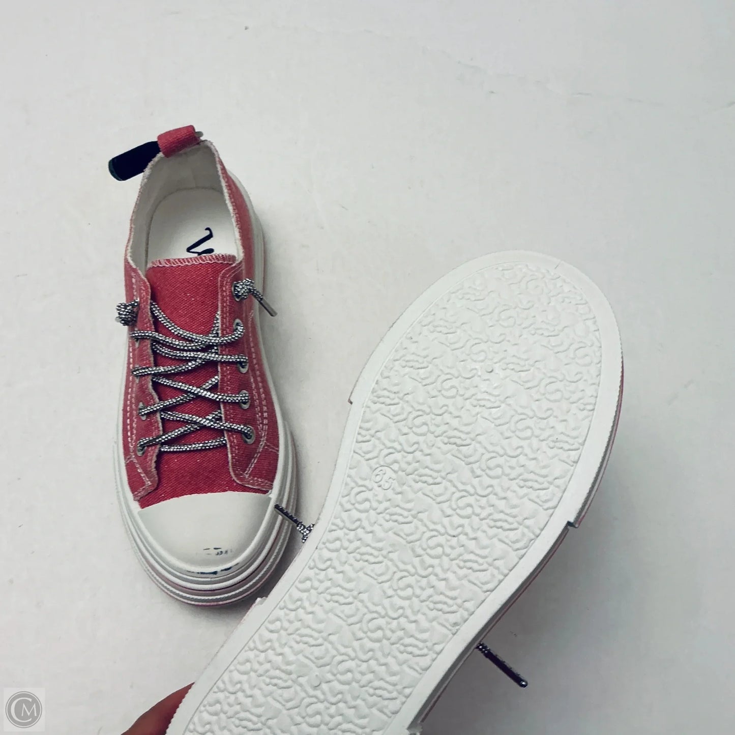 Shoes Sneakers By Very G In Pink, Size: 6.5