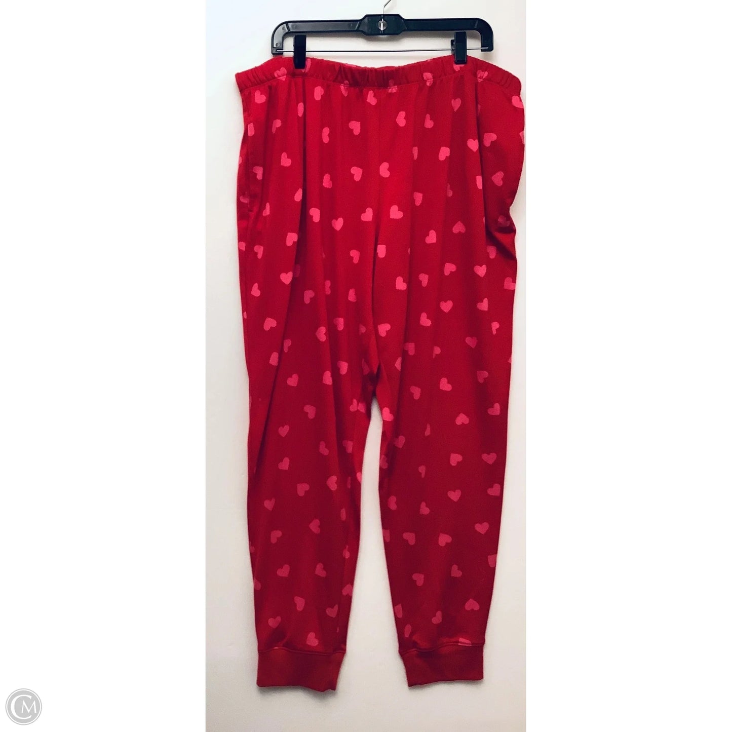 Pajamas 2pc By Cmf In Red, Size: 2x