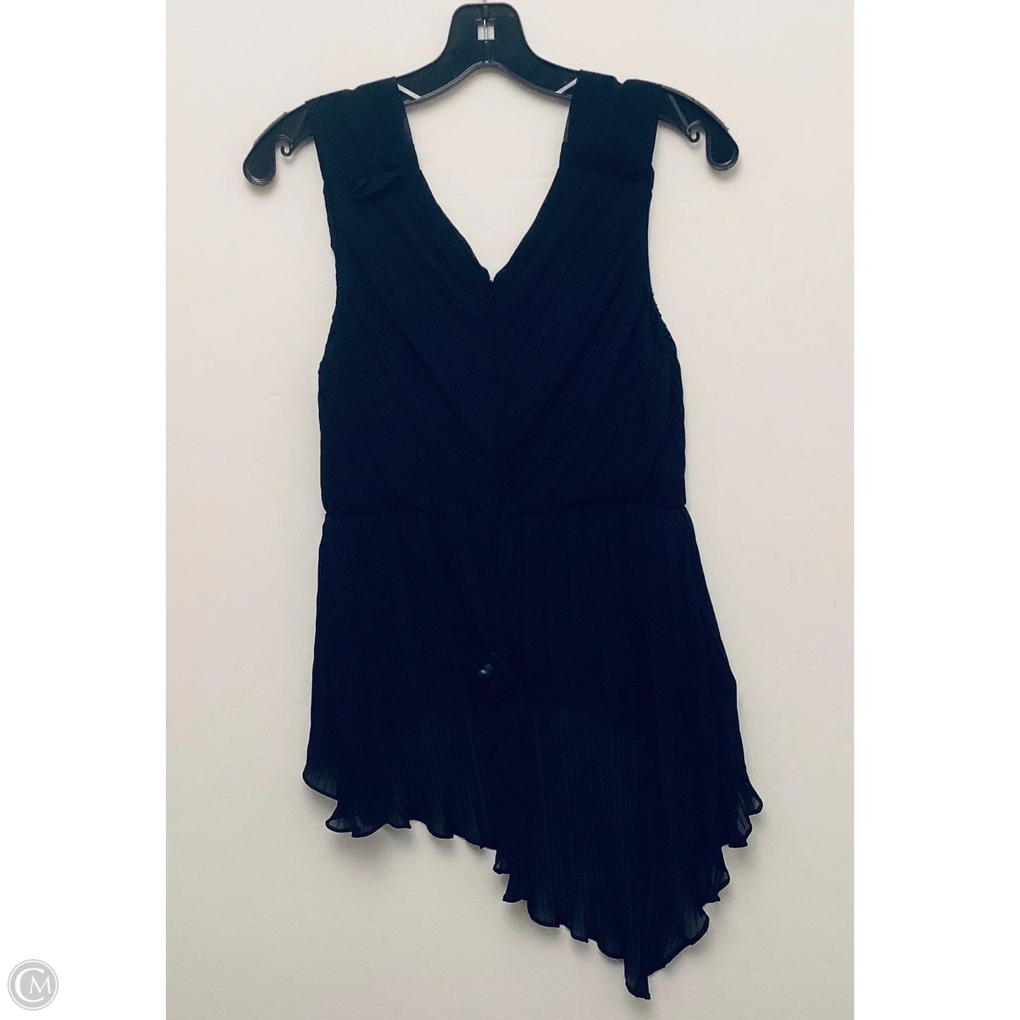 Top Sleeveless By Bcbgmaxazria In Black, Size: S
