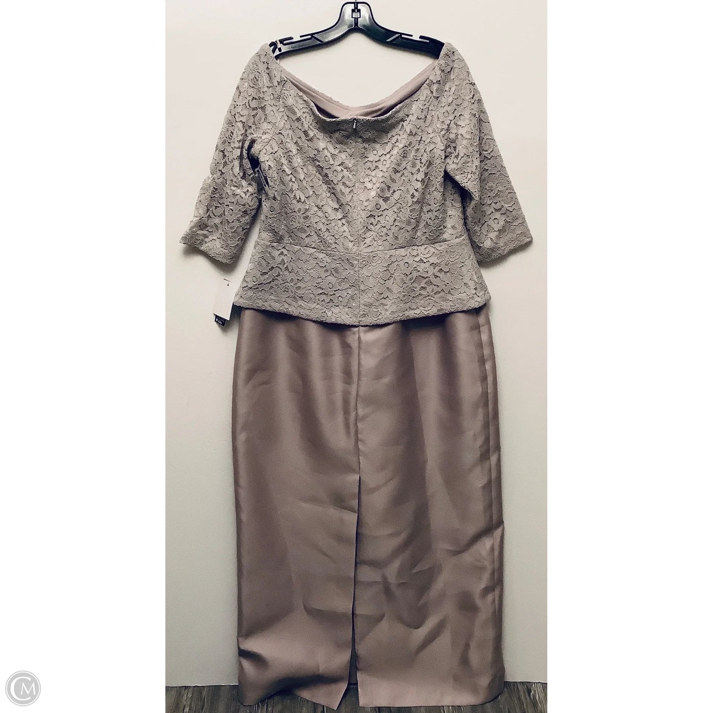Dress Party Long By Alex In Mauve ,Size: Xxl