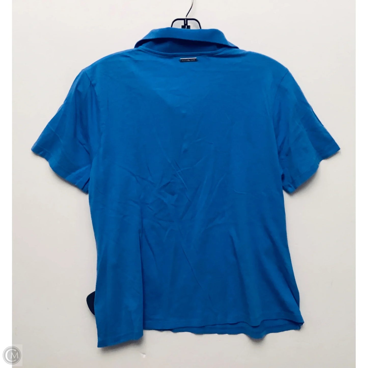 Top Short Sleeve Designer By Michael Kors In Blue, Size: L