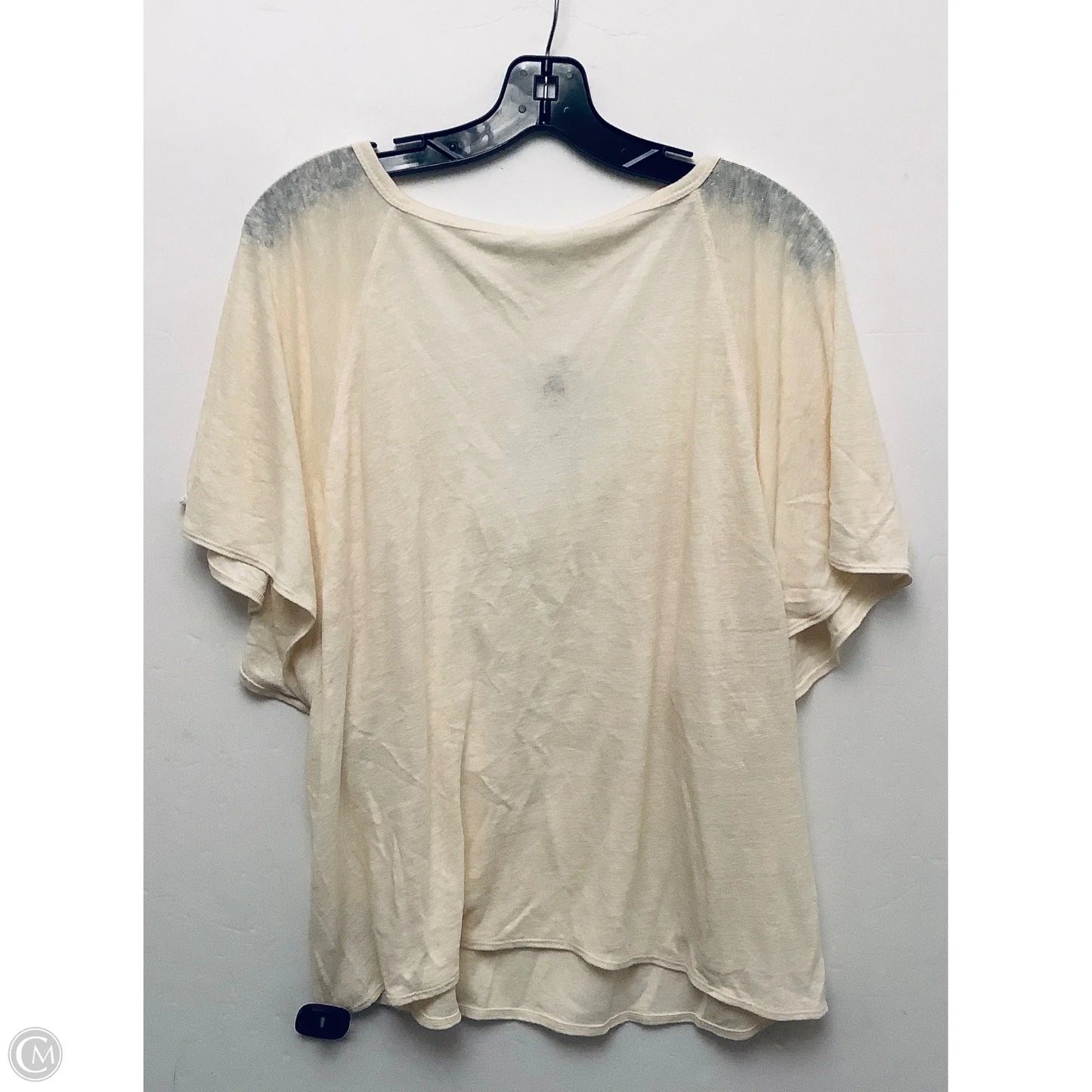Top Short Sleeve Basic By Old Navy In Yellow, Size: Xl