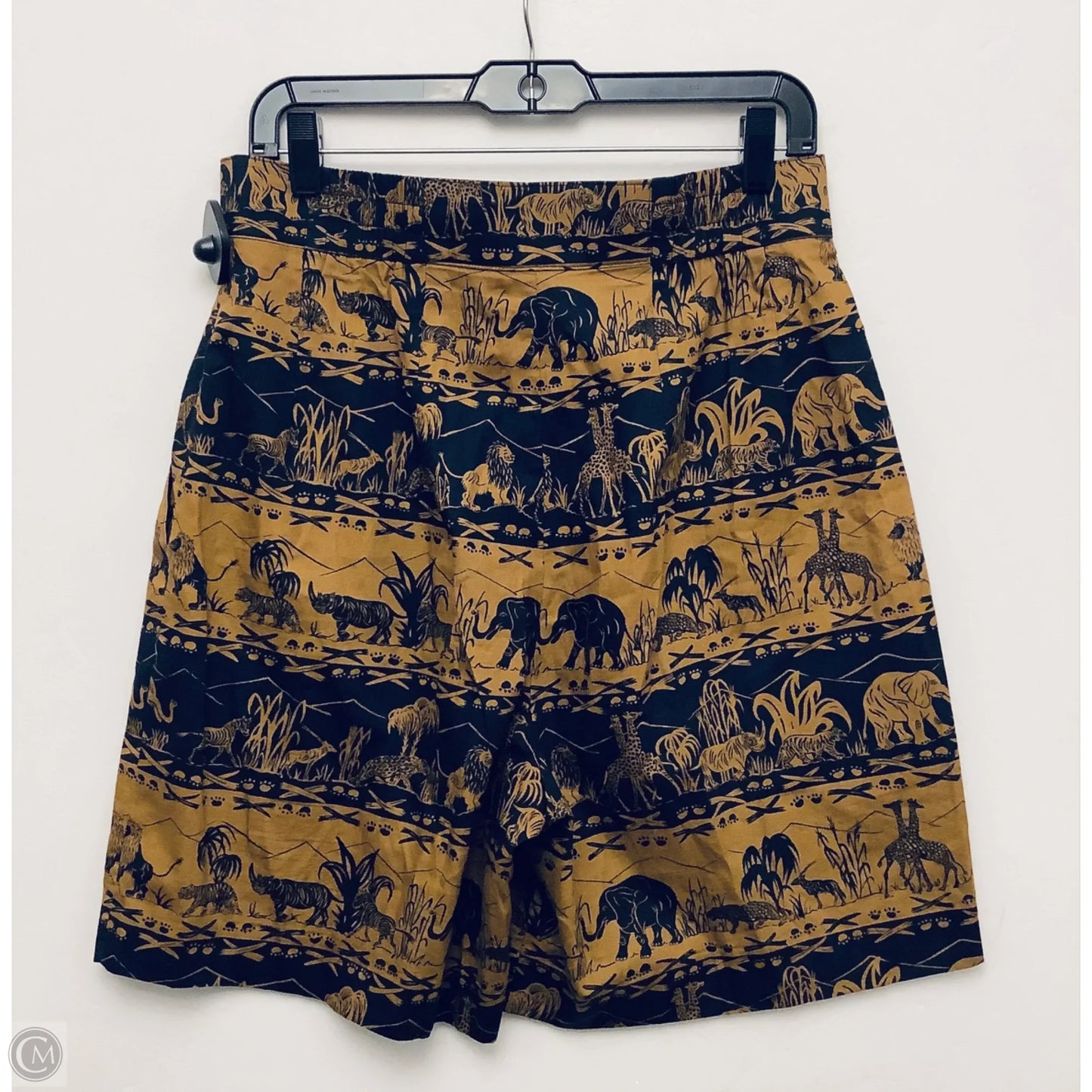 Shorts By Clothes Mentor In Brown & Gold, Size: 12