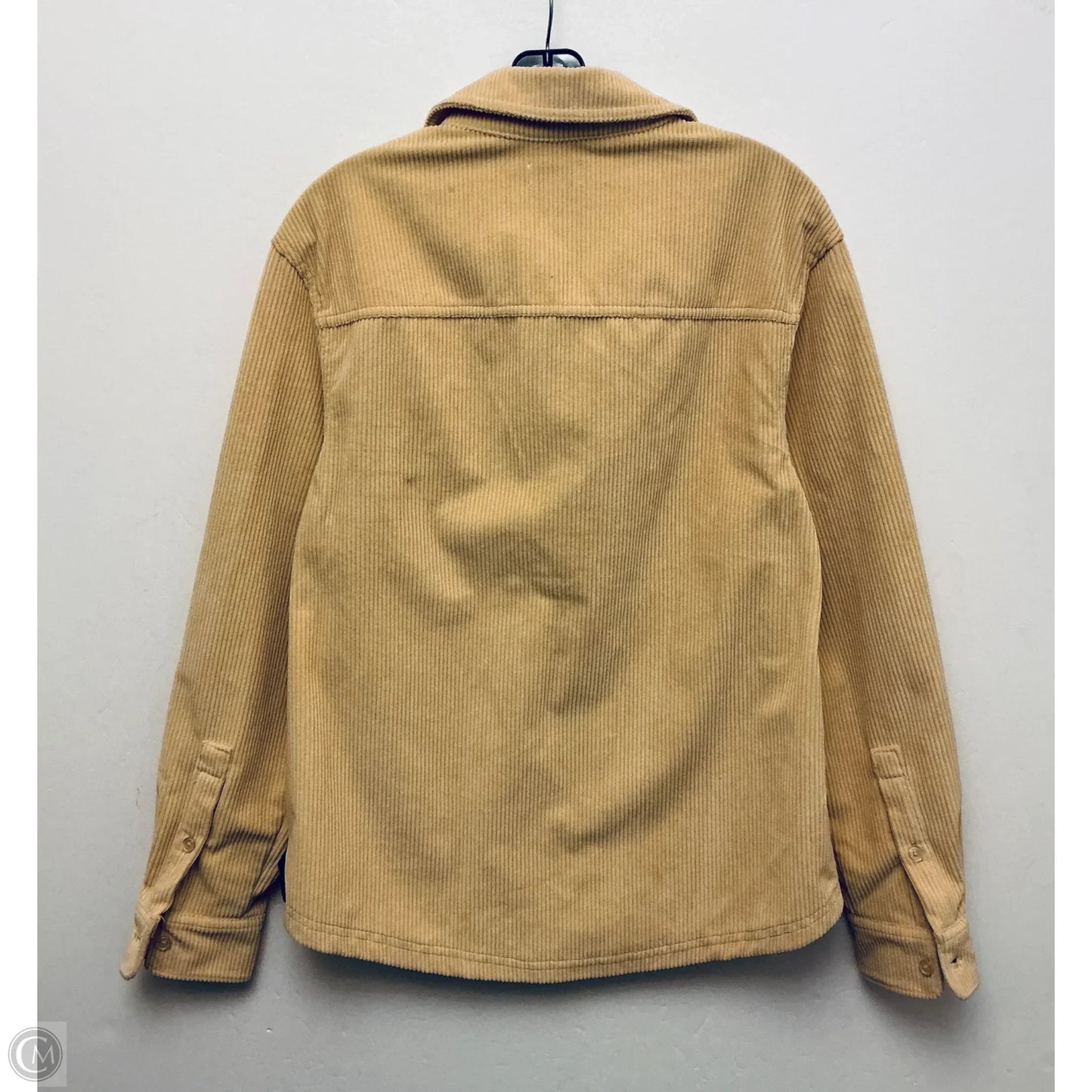 Jacket Shirt By True Craft In Tan, Size: S