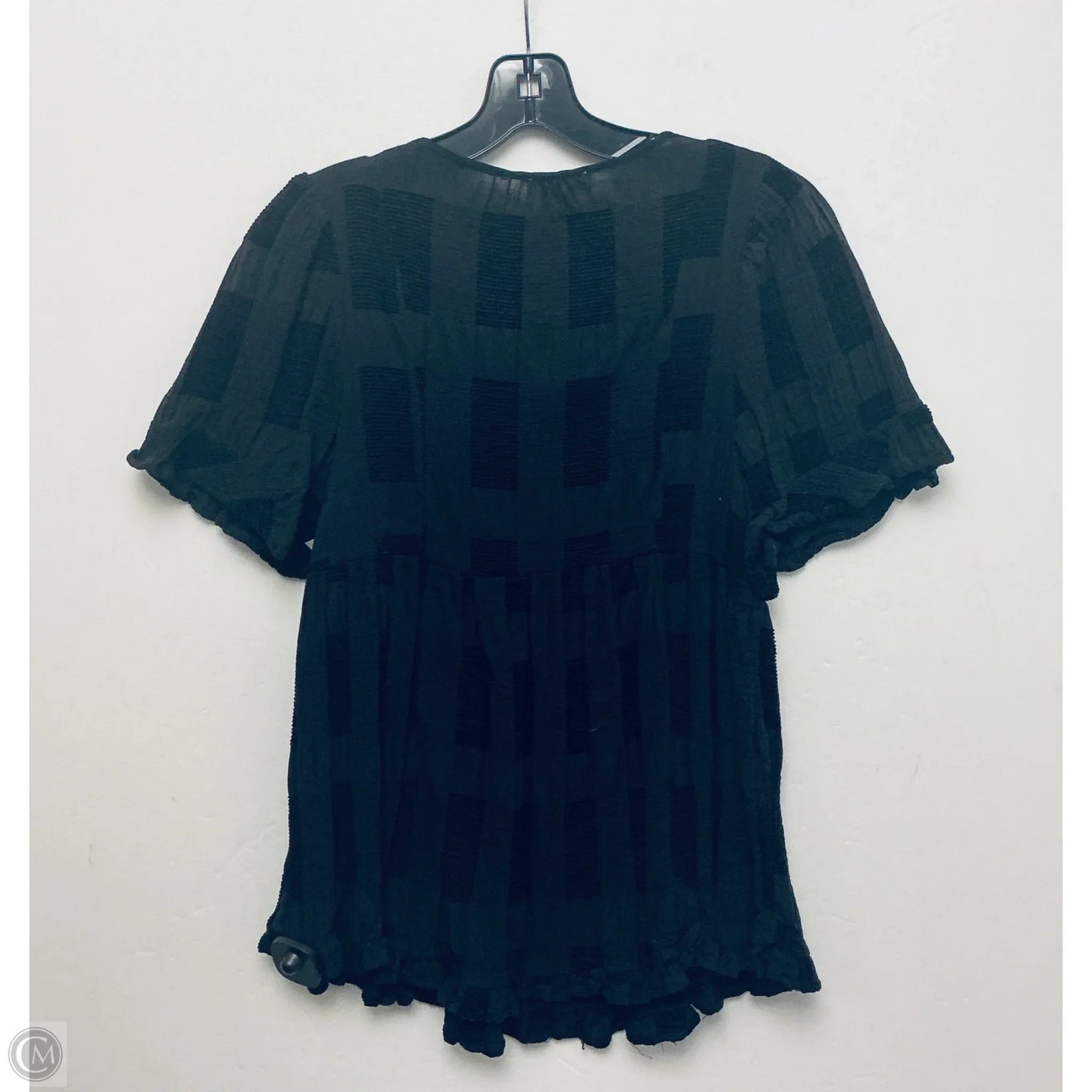 Top Short Sleeve By Umgee In Black, Size: S