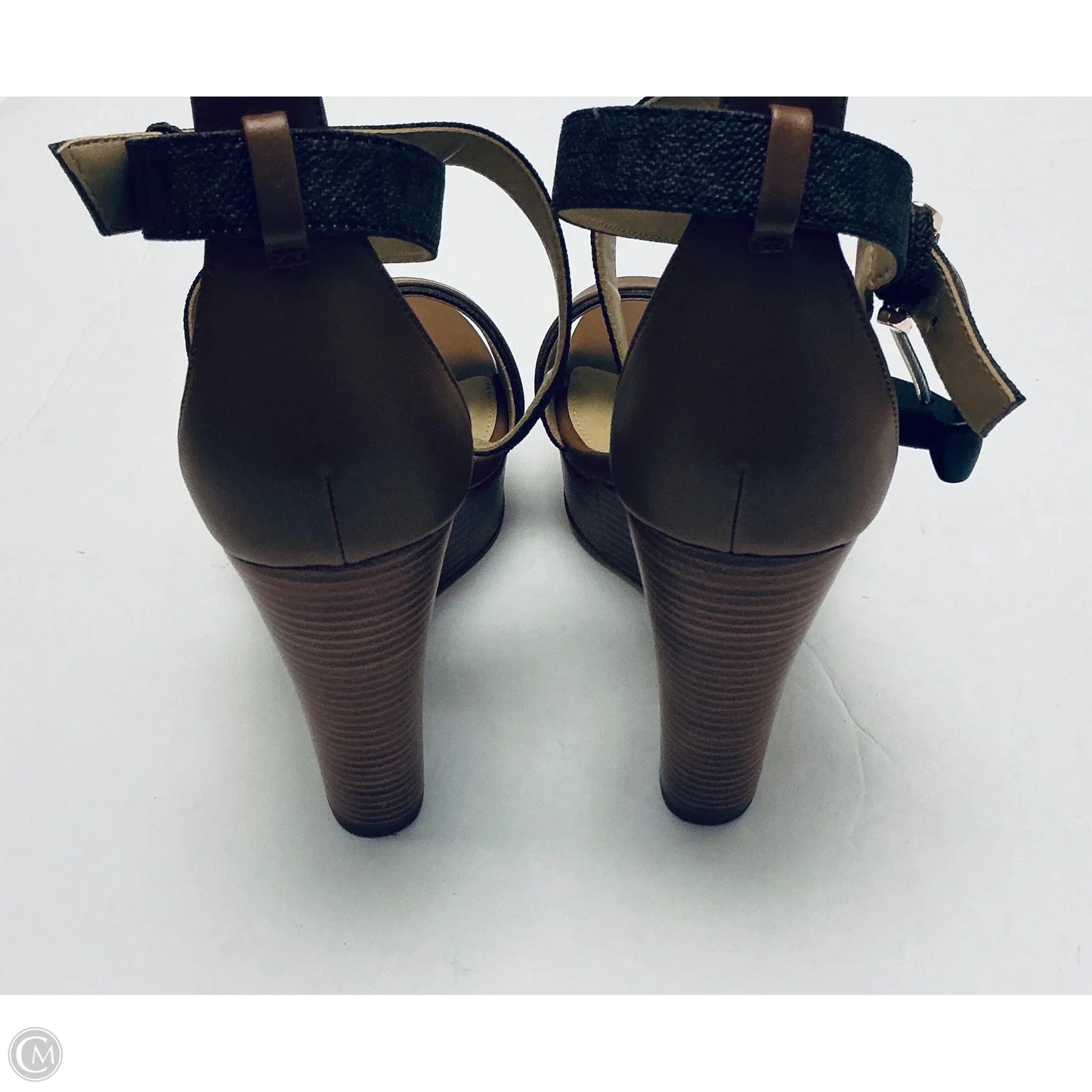 Sandals Designer By Michael Kors In Brown, Size: 9