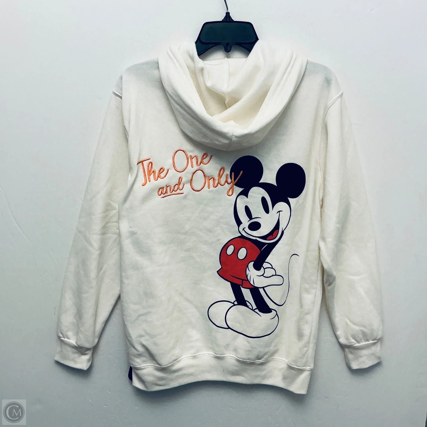 Sweatshirt Hoodie By Disney Store In Cream, Size: S