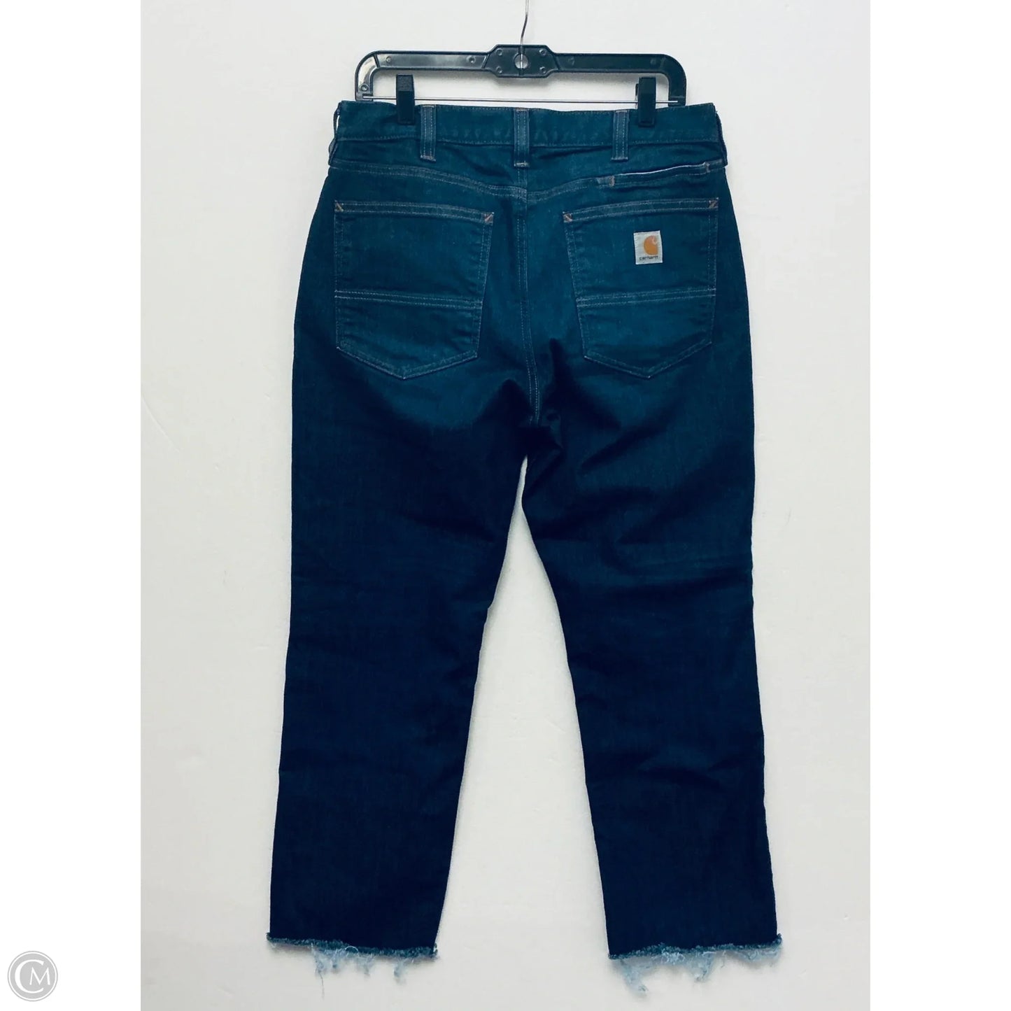 Jeans Straight By Carhartt In Blue Denim, Size: 14