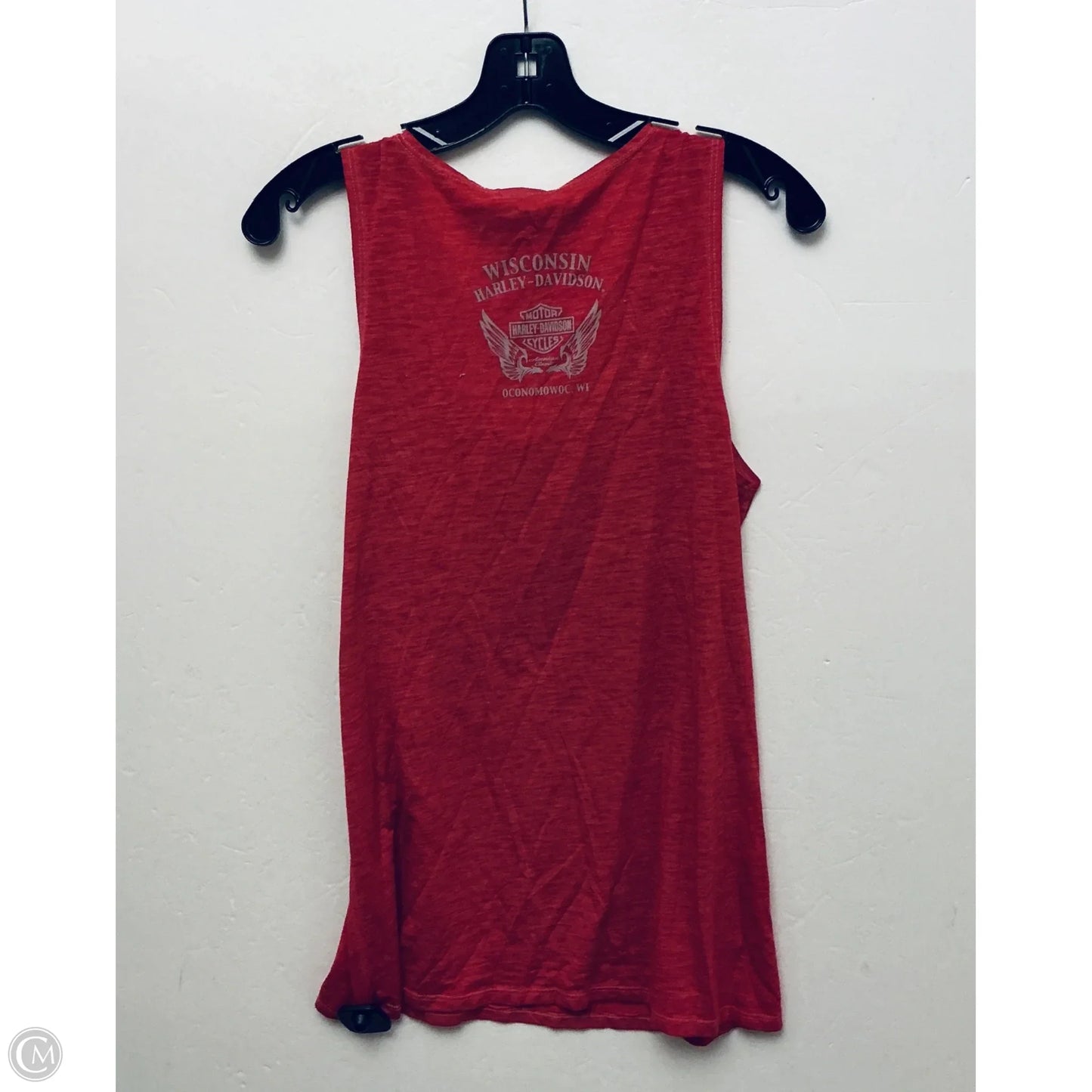 Top Sleeveless Basic By Harley Davidson In Red, Size: Xl