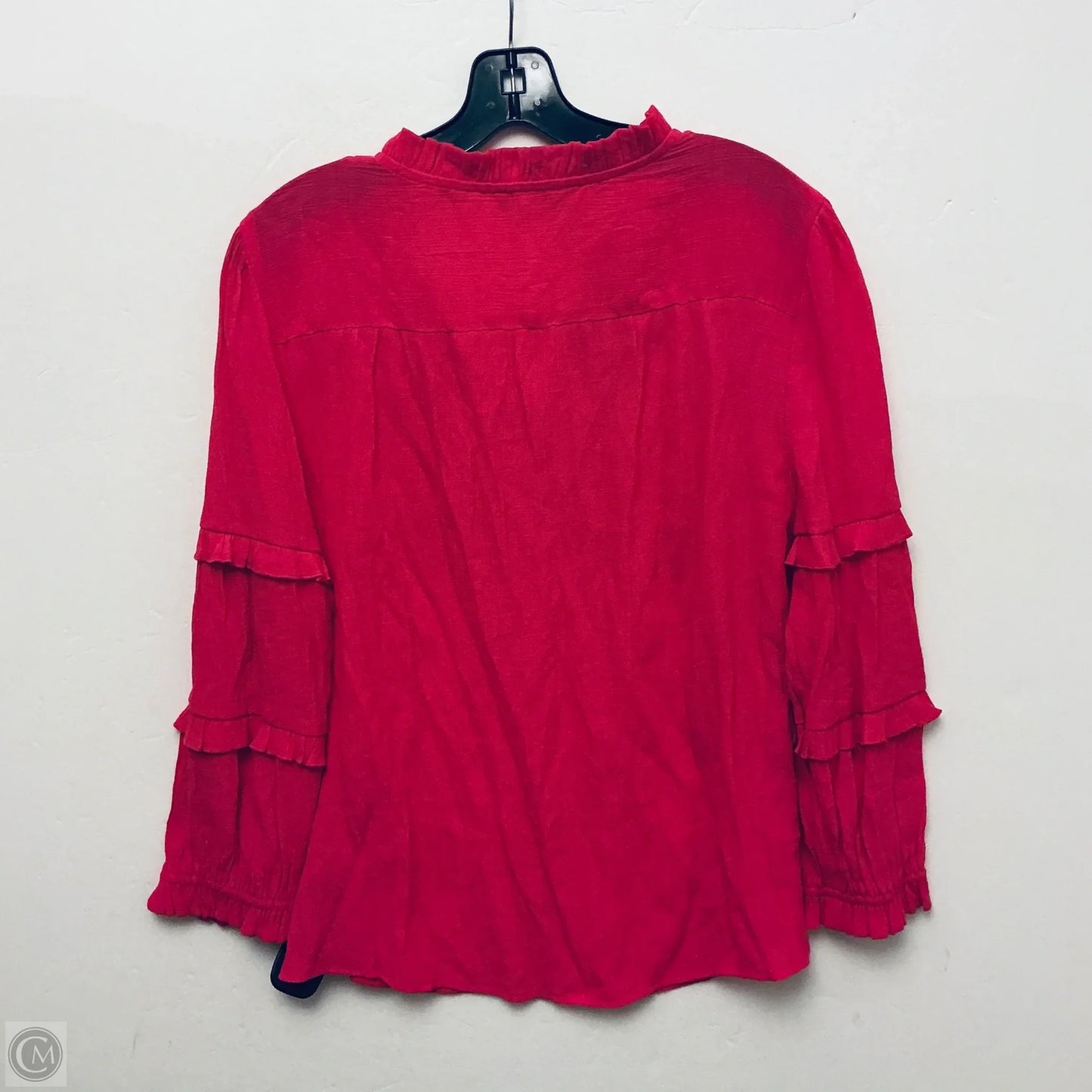 Top Long Sleeve By Cato In Pink, Size: Xl