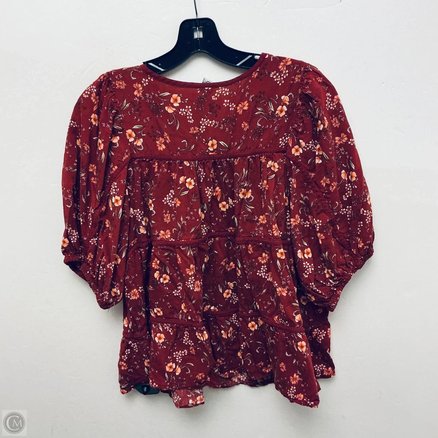 Top Short Sleeve By Old Navy In Red, Size: L