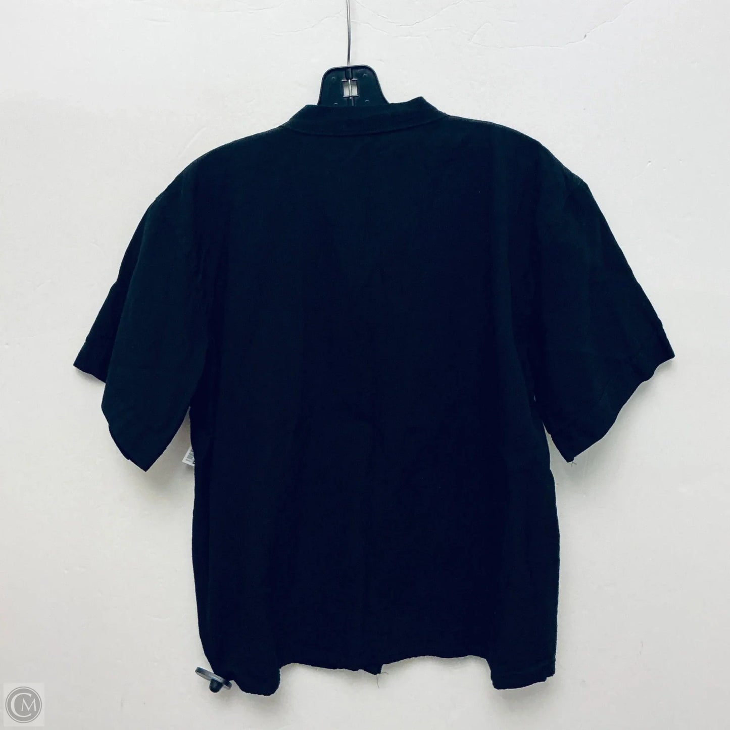 Top Short Sleeve By Clothes Mentor In Black, Size: M